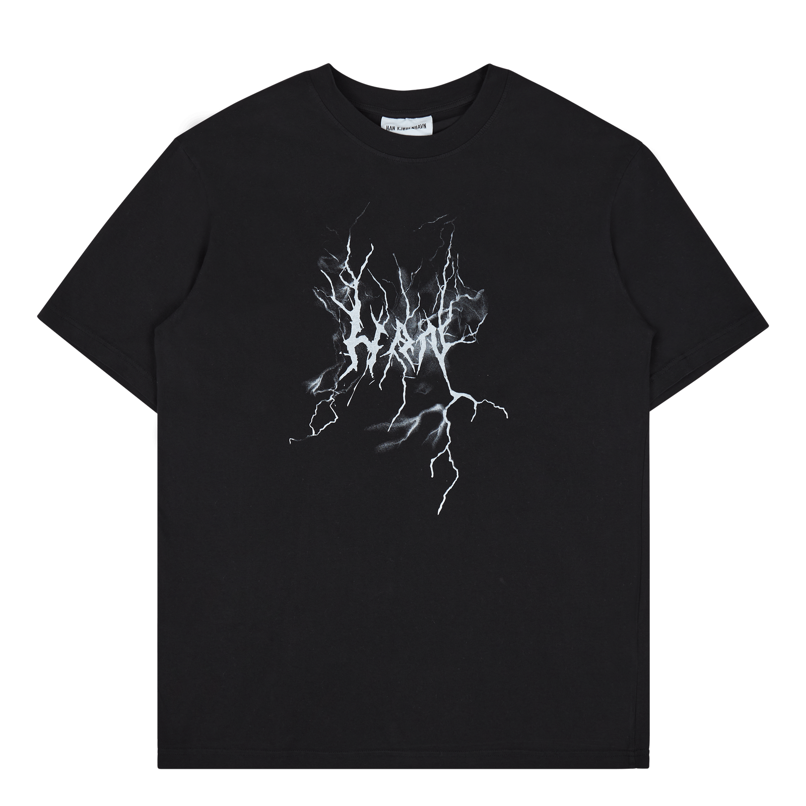 Artwork Boxy Tee Short Sleeve Faded Black