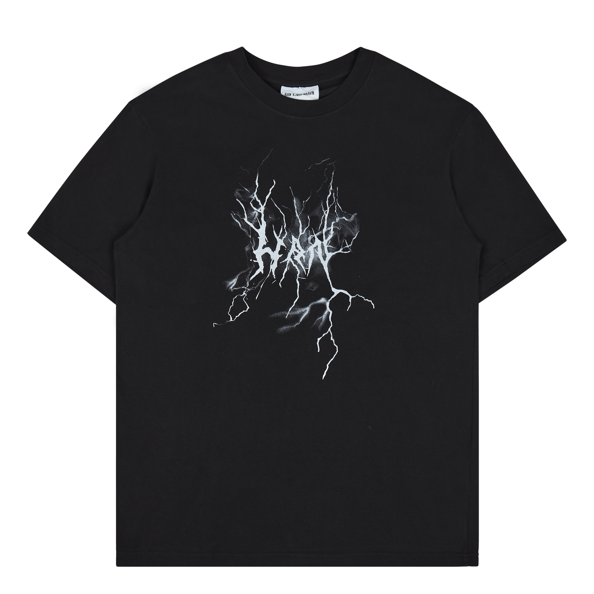 Artwork Boxy Tee Short Sleeve Faded Black