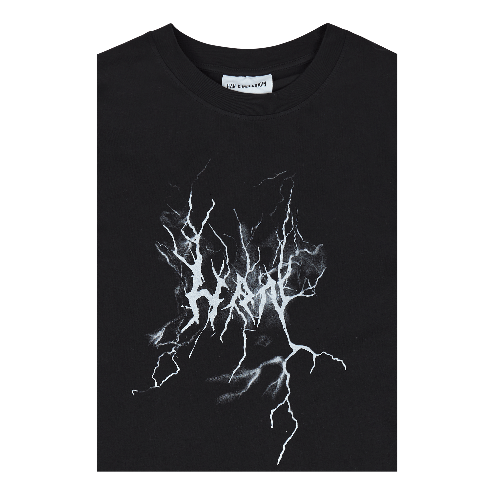 Artwork Boxy Tee Short Sleeve Faded Black