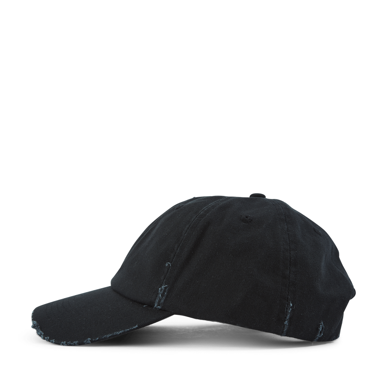 Distressed Diamond Logo Cap Black