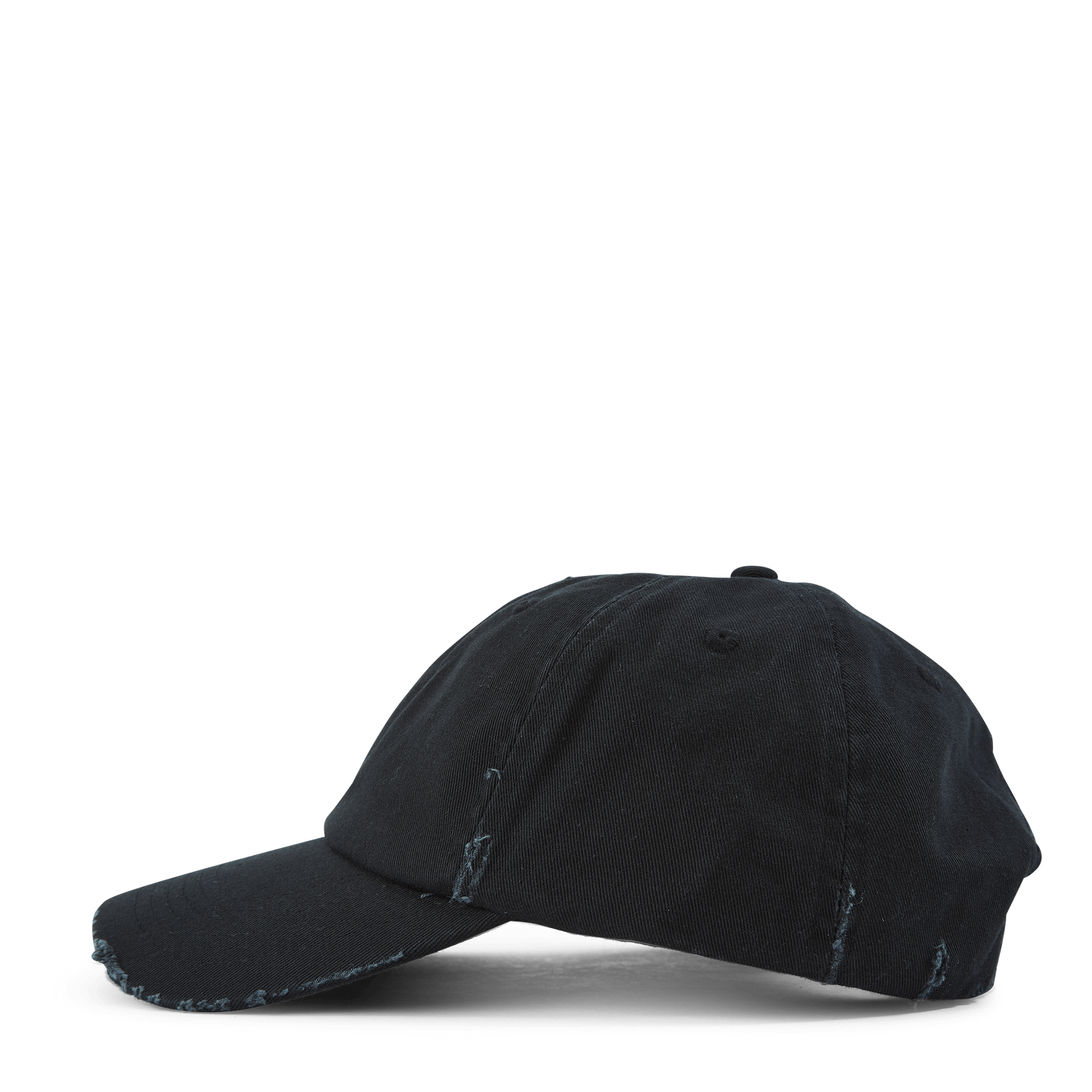 Distressed Diamond Logo Cap Black