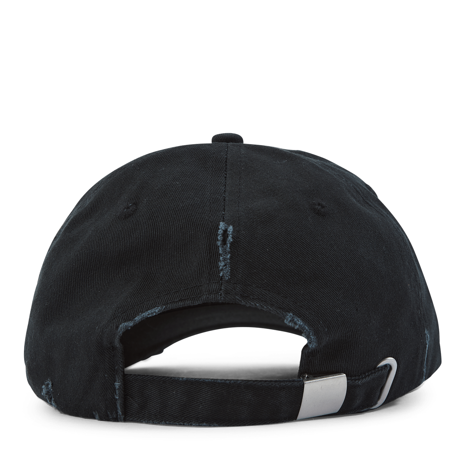 Distressed Diamond Logo Cap Black