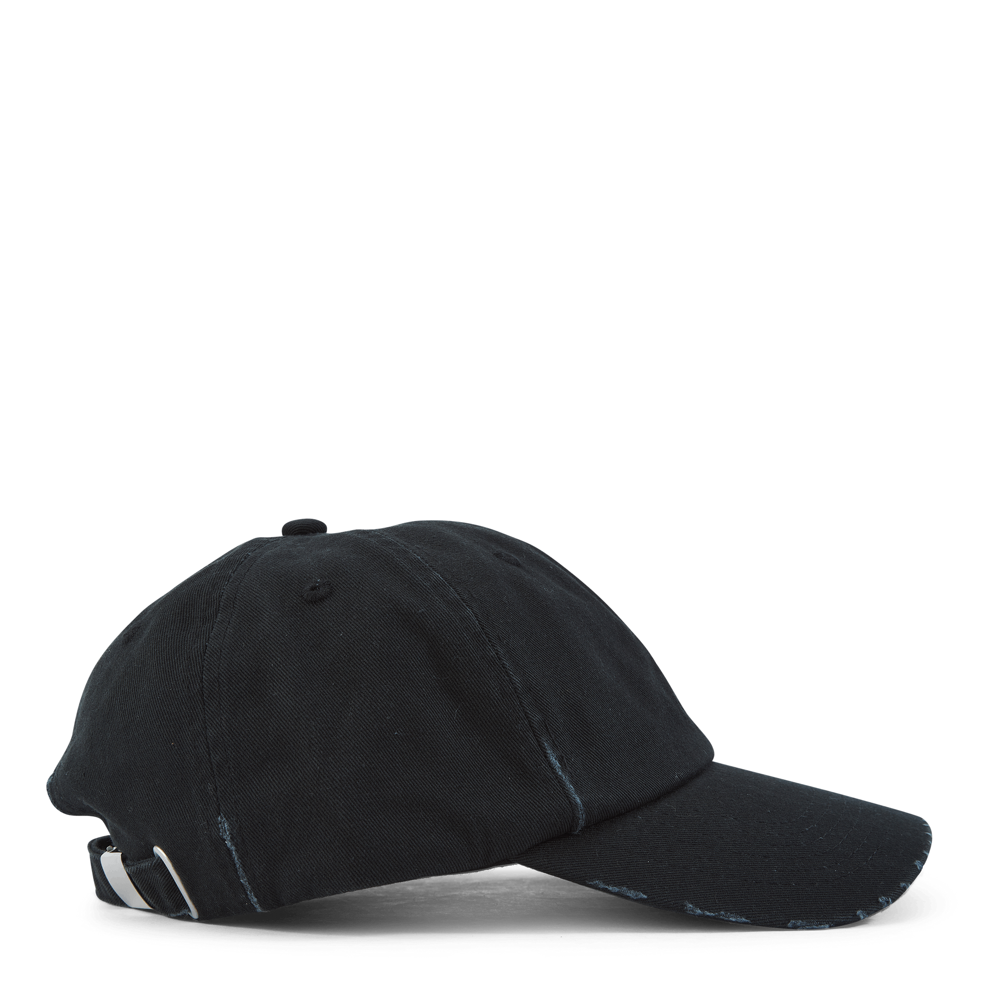 Distressed Diamond Logo Cap Black