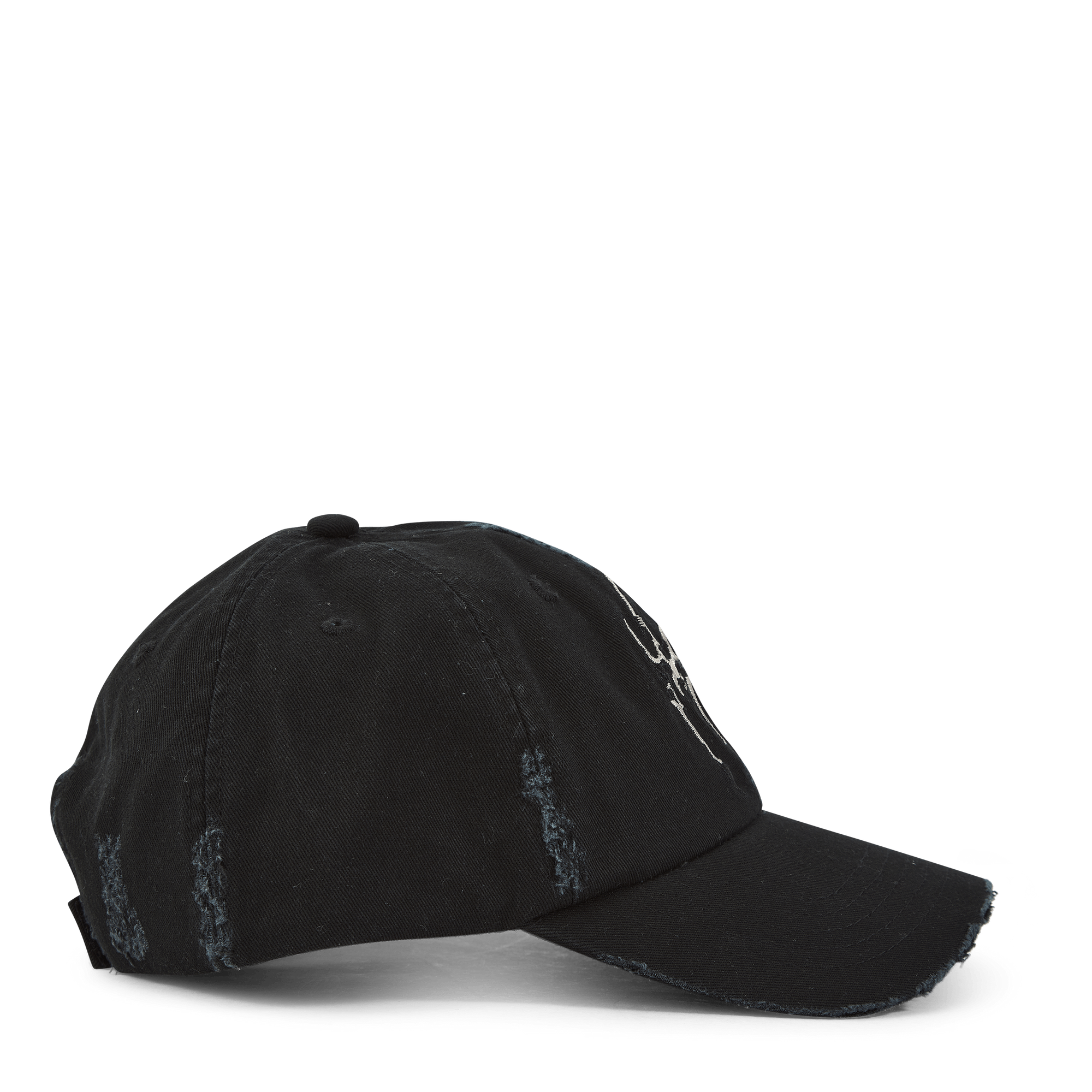 Distressed Tribal Cap Black