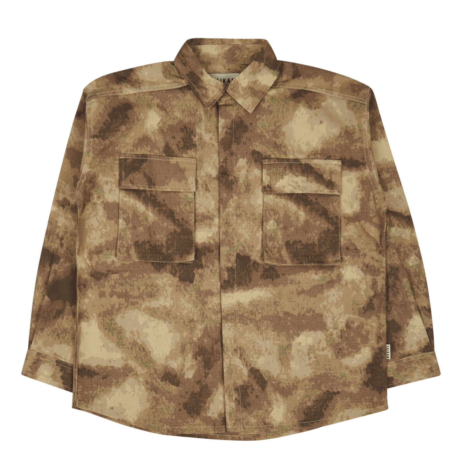 Shirt Jacket-abstract Camo Abstract Camo