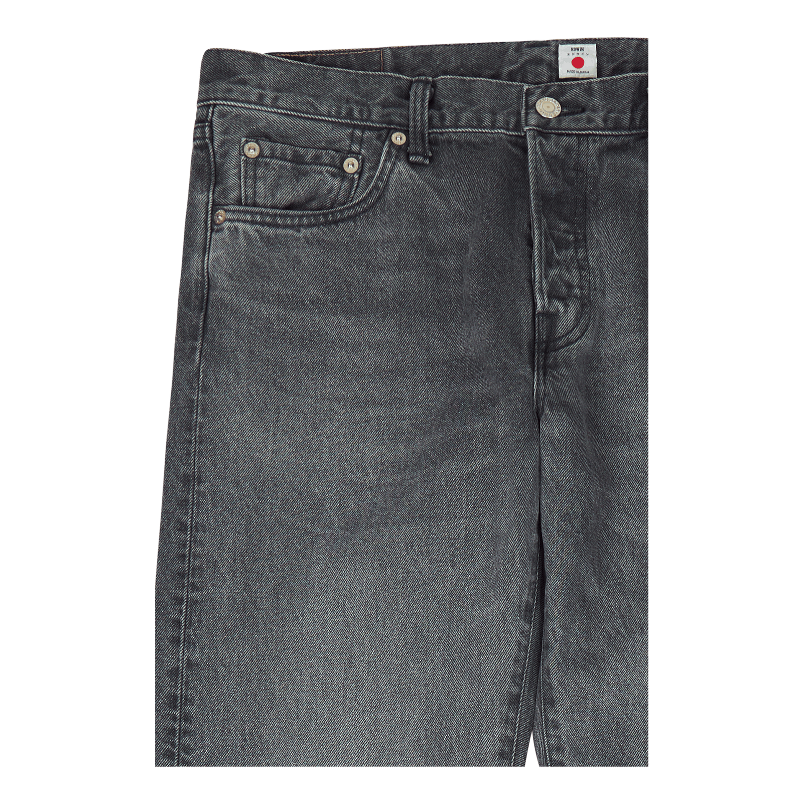 Regular Tapered - Kaihara Righ Black Grey Used