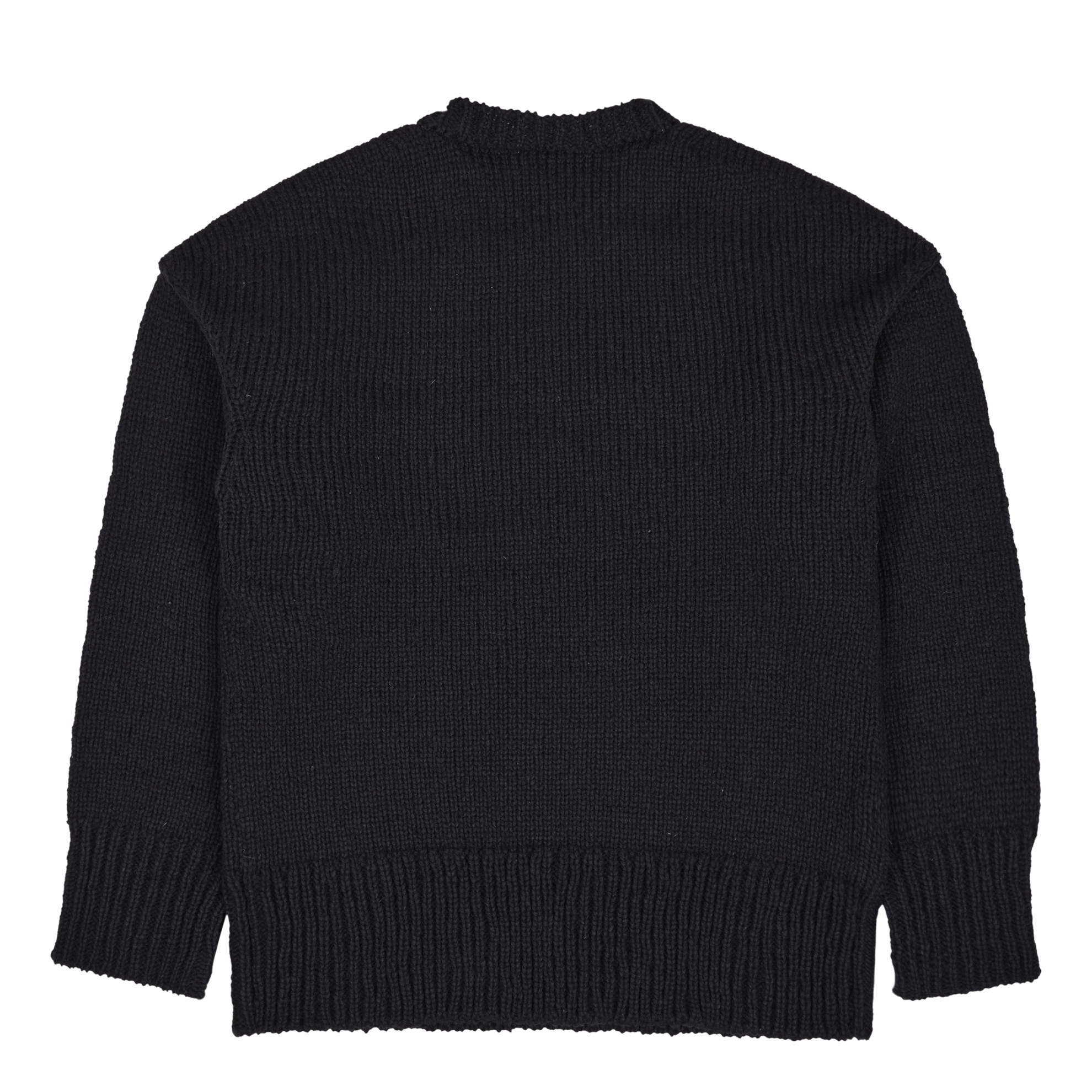 Letterman Crew Knit Navy Navy