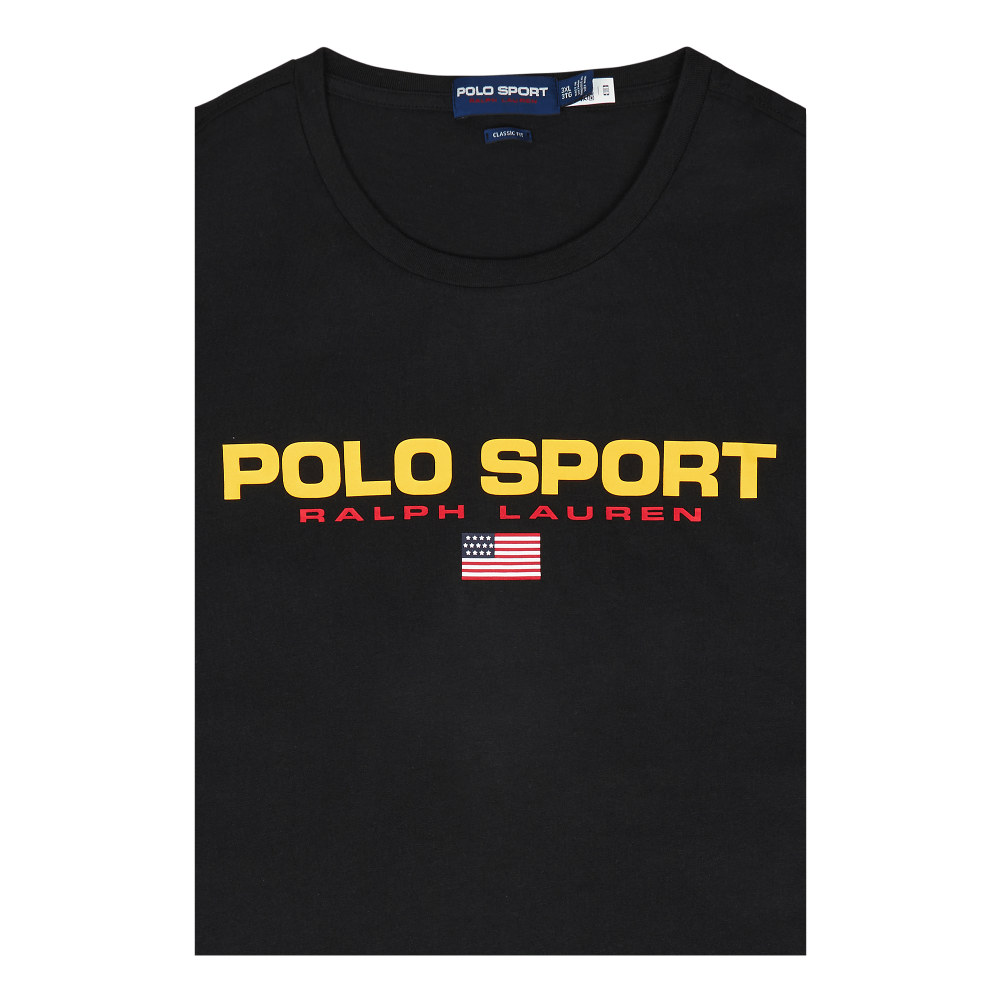 Classic Fit Polo Sport Jersey T-Shirt Polo Black / Gold