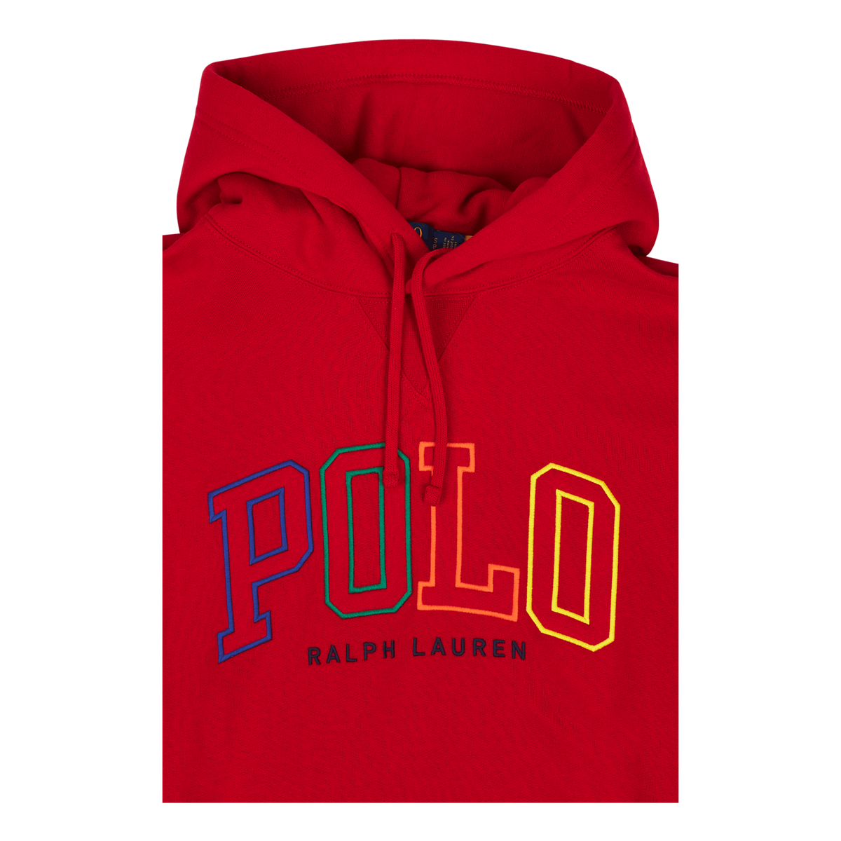 Big Fit Logo Fleece Hoodie RL 2000 Red