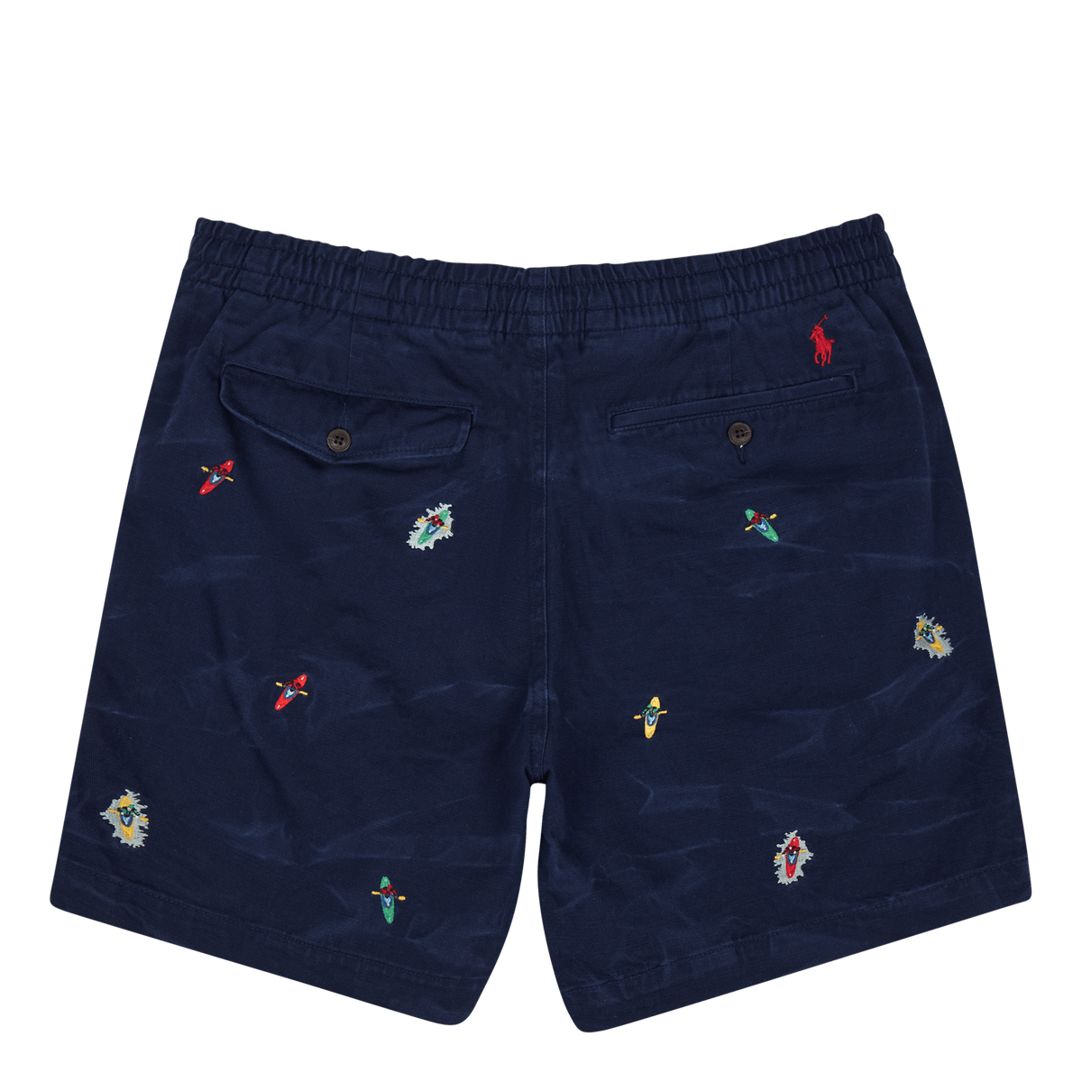 6-Inch Polo Prepster Embroidered Short Newport Navy W/Kayak Emb