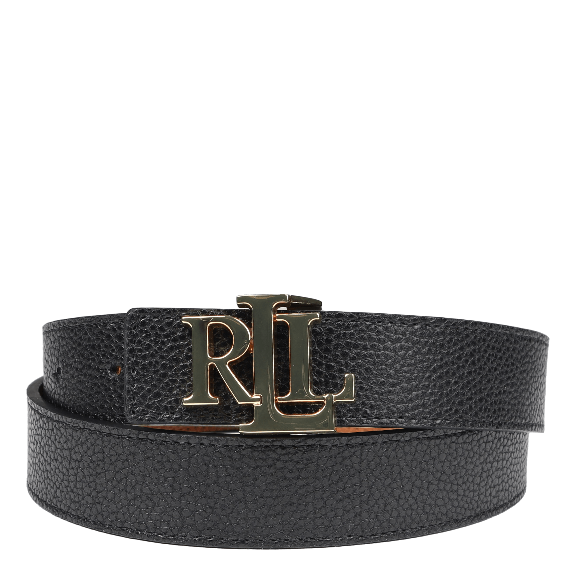 Reversible Logo Leather Belt Blk/Tan