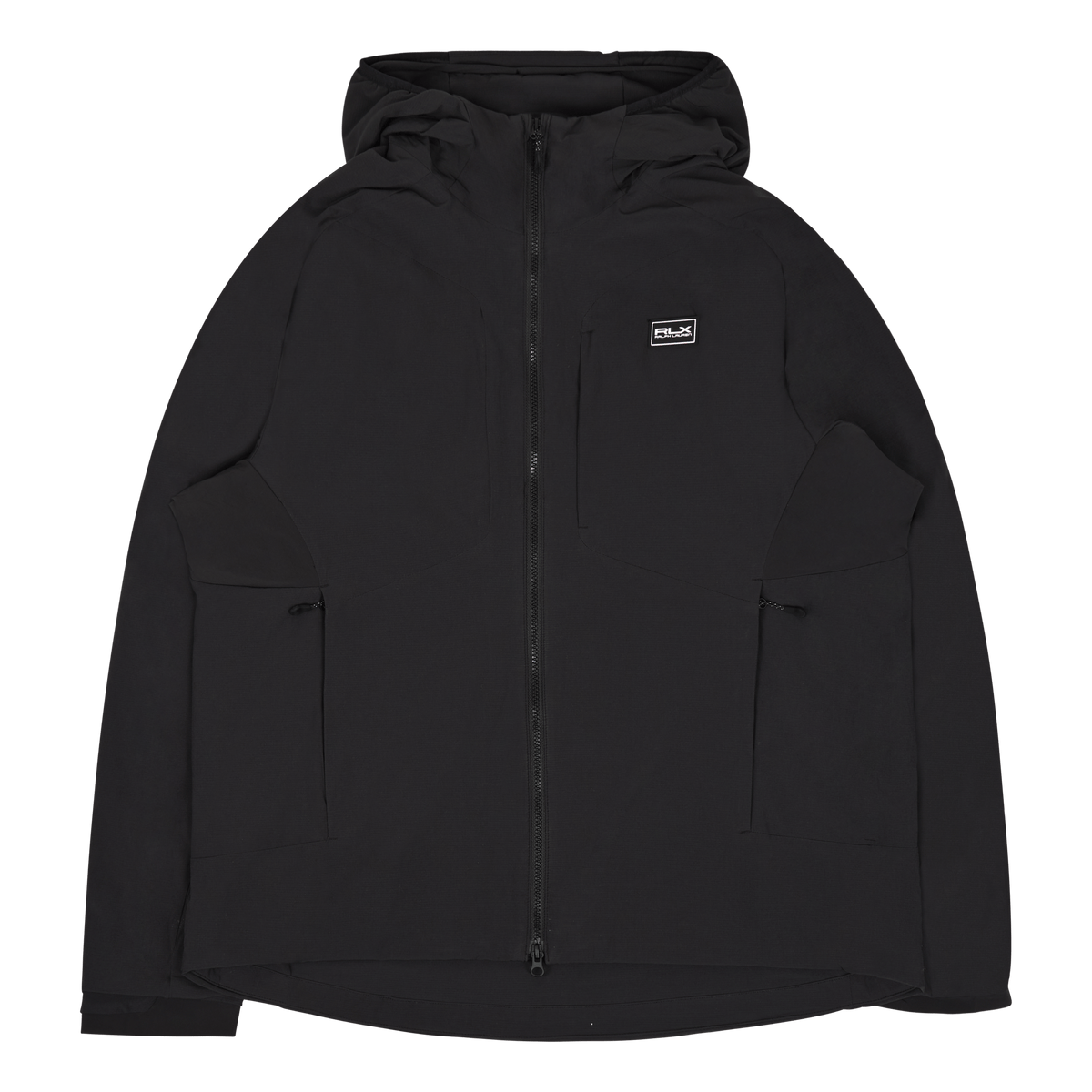 Stretch Ripstop Hooded Jacket Polo Black