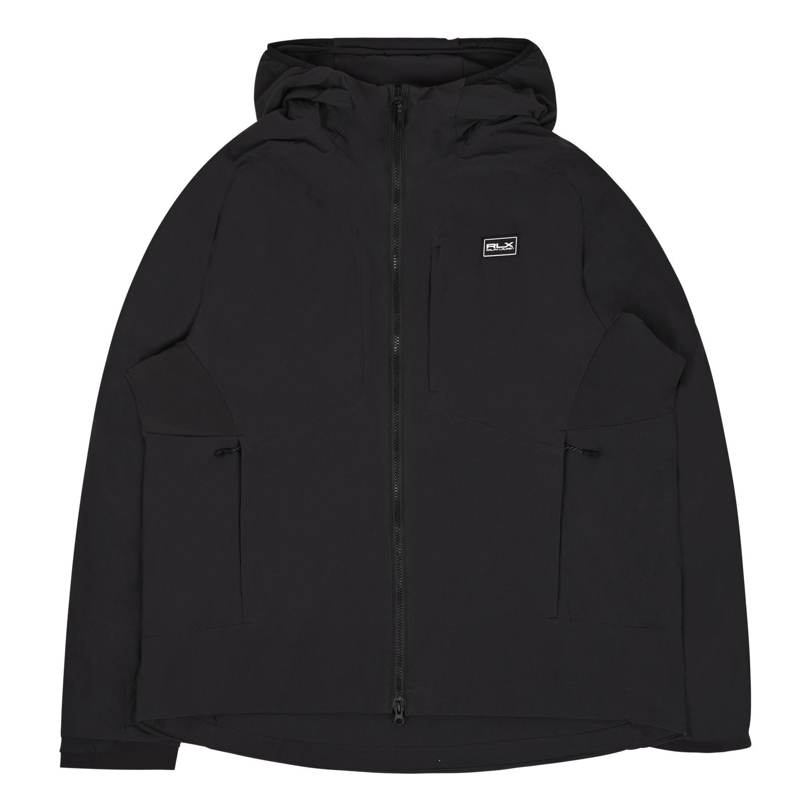 Stretch Ripstop Hooded Jacket Polo Black