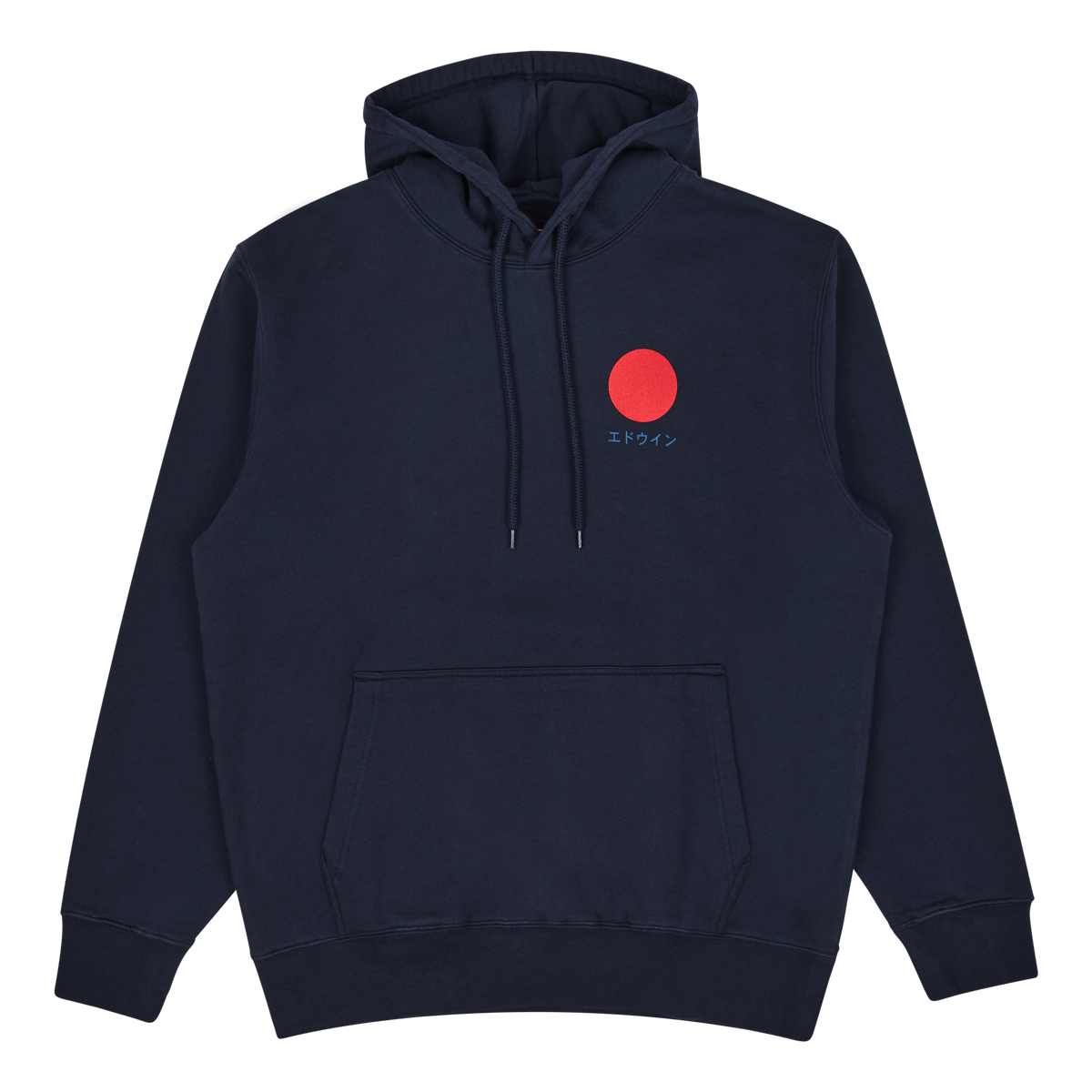 Japanese Sun Hoodie Sweat Navy Blazer Garment Washed