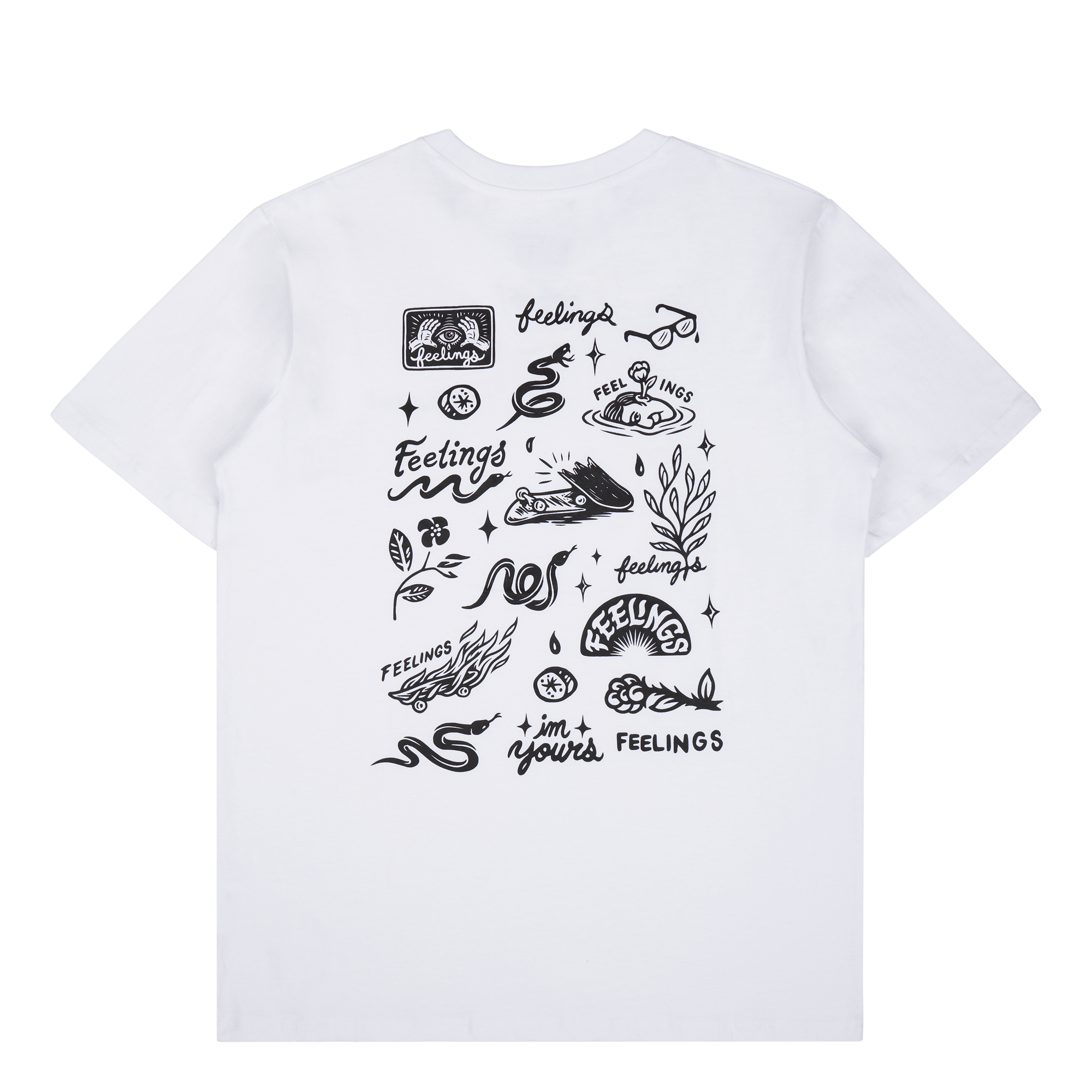 Collage T Shirt White