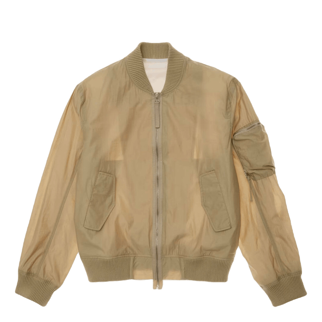 Nylon Bomber.sheer C Uniform Khaki