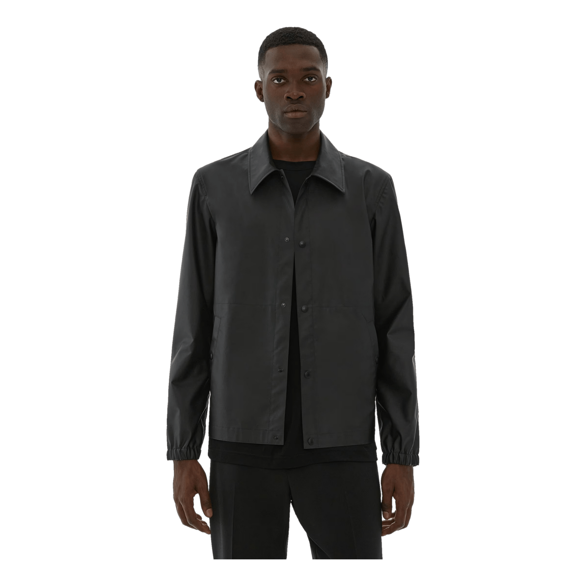 Stadium Jacket.lamin Black