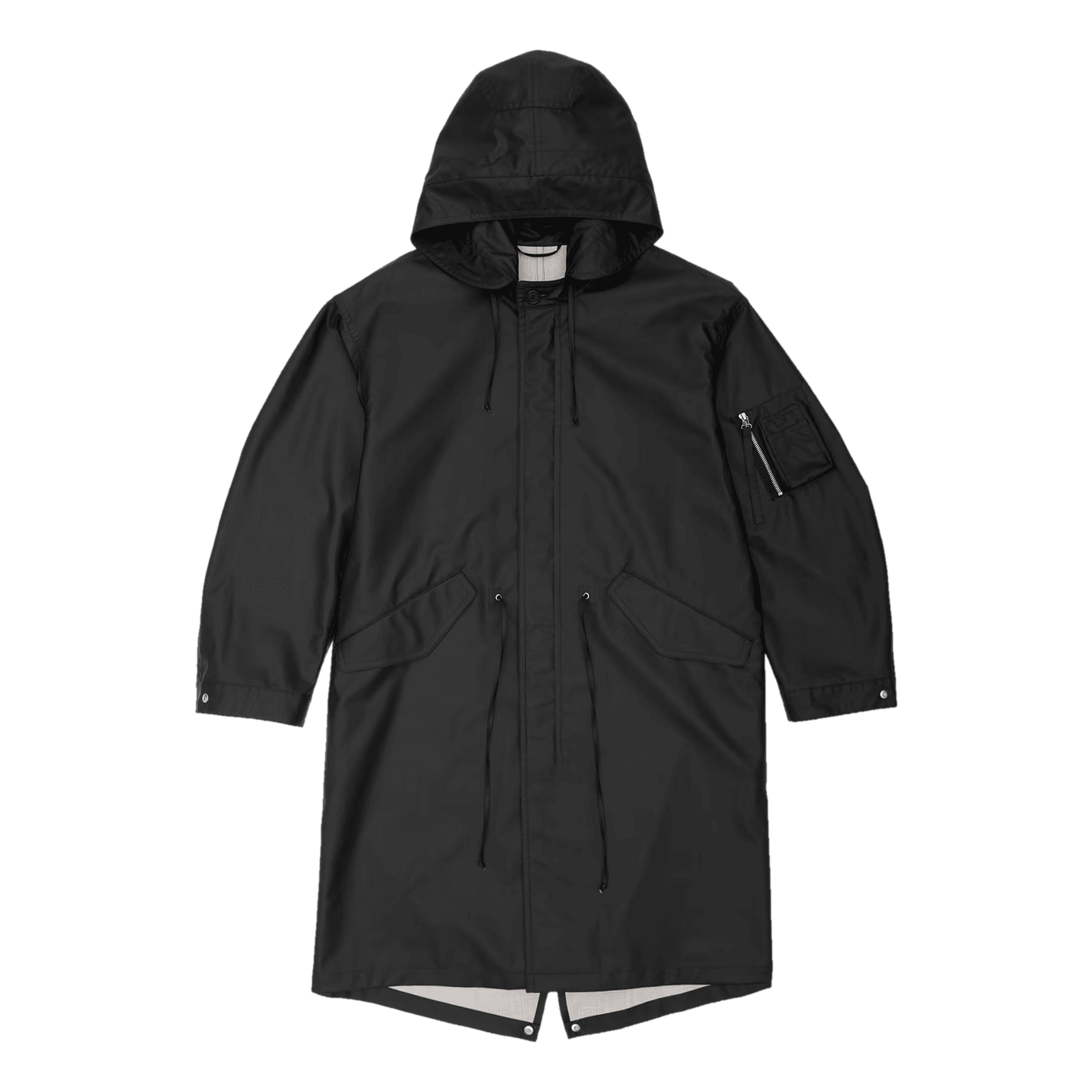 Rubber Parka.laminat Black