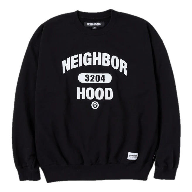 猫がイキイキ」 L☆NEIGHBORHOODxWDS SWEATSHIRT LS / BLACK - トップス