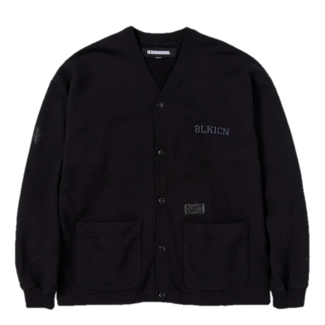 Bi Sweatcardigan Ls Black