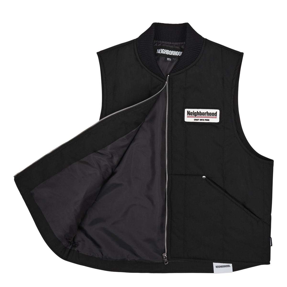 Padded Work Vest Black
