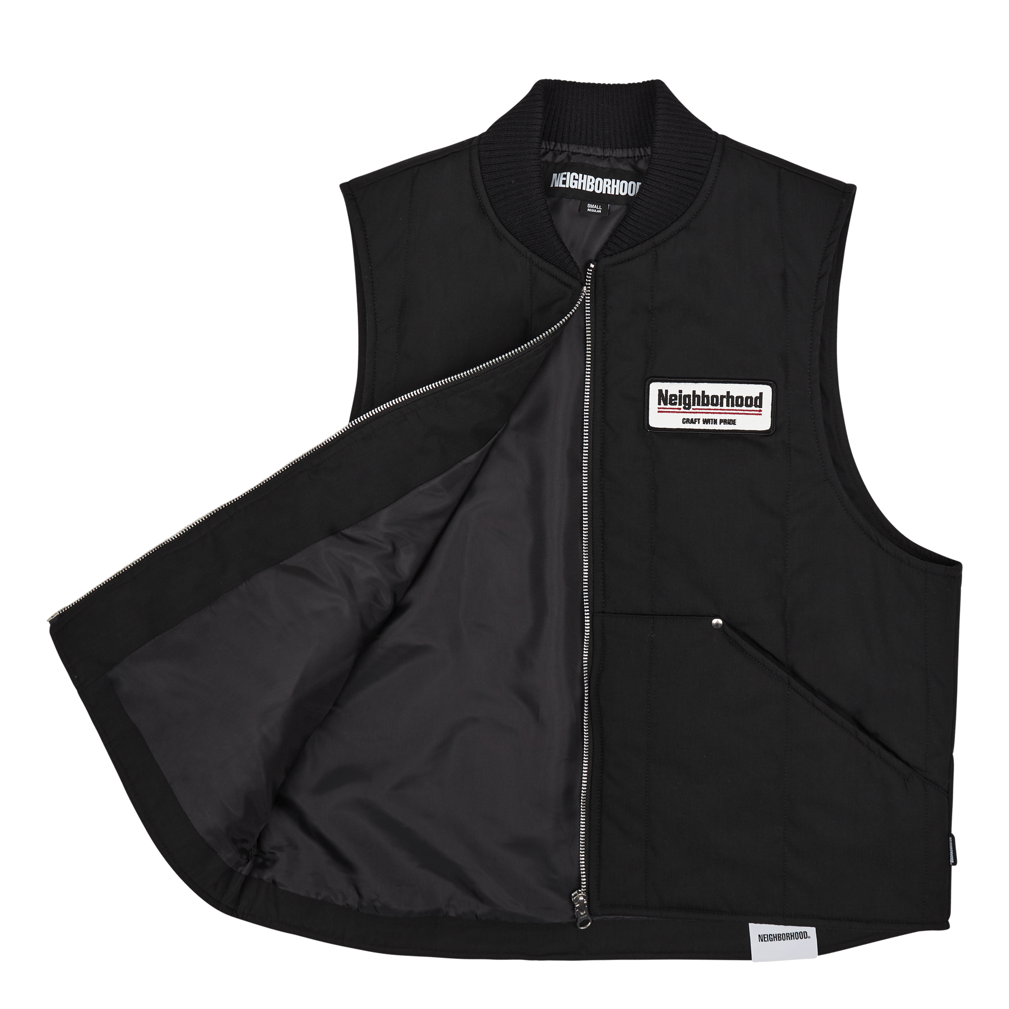 Neighborhood Padded Work Vest Bla | Caliroots.com Neighborhood Padded Work Vest Bla | Caliroots.com