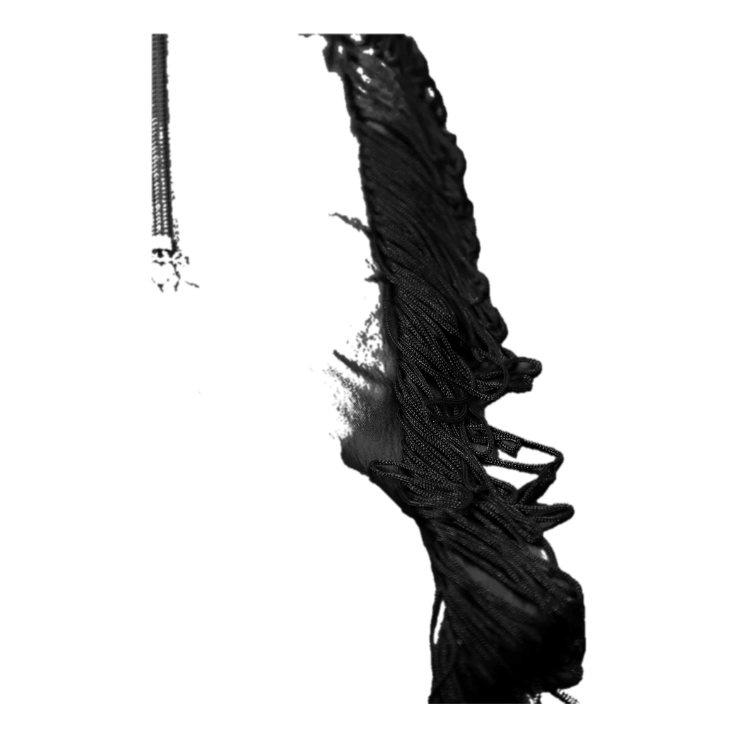 Needles Fringe Boot-cut Track  C-black