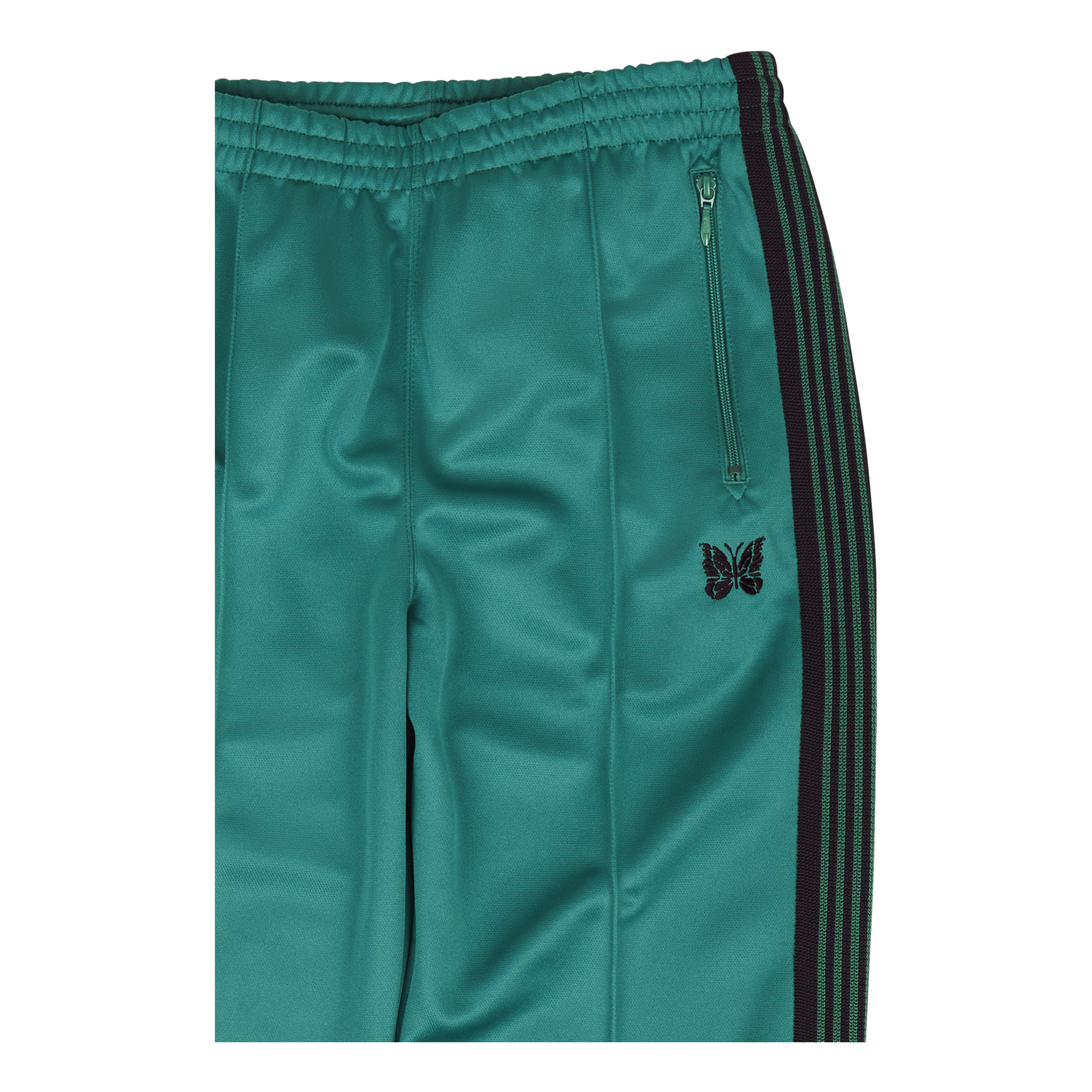 Needles Track Pant - Poly Smoo C-emerald