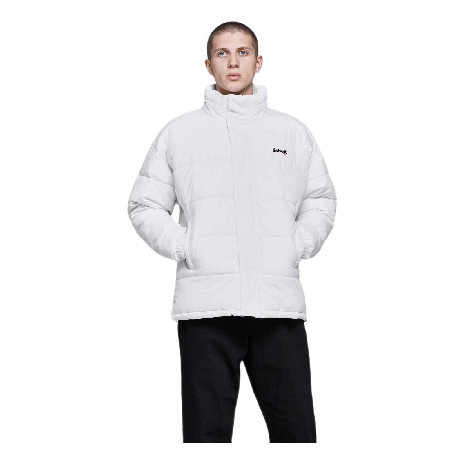 Nebraska Oversize Puffer Jacke White