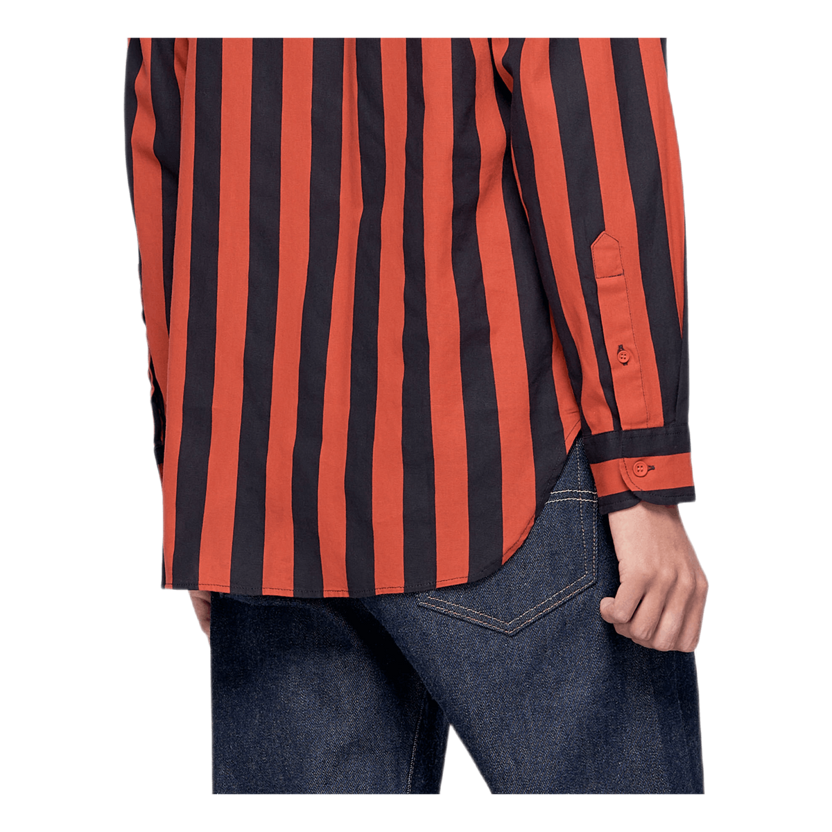 1960s Button Down Shirt Red