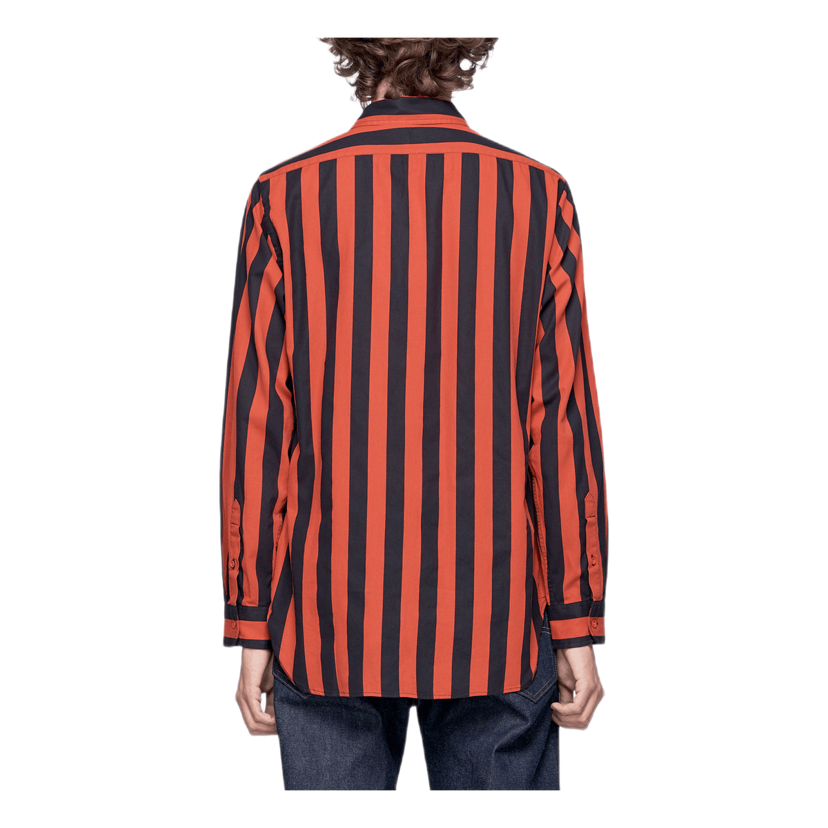 1960s Button Down Shirt Red