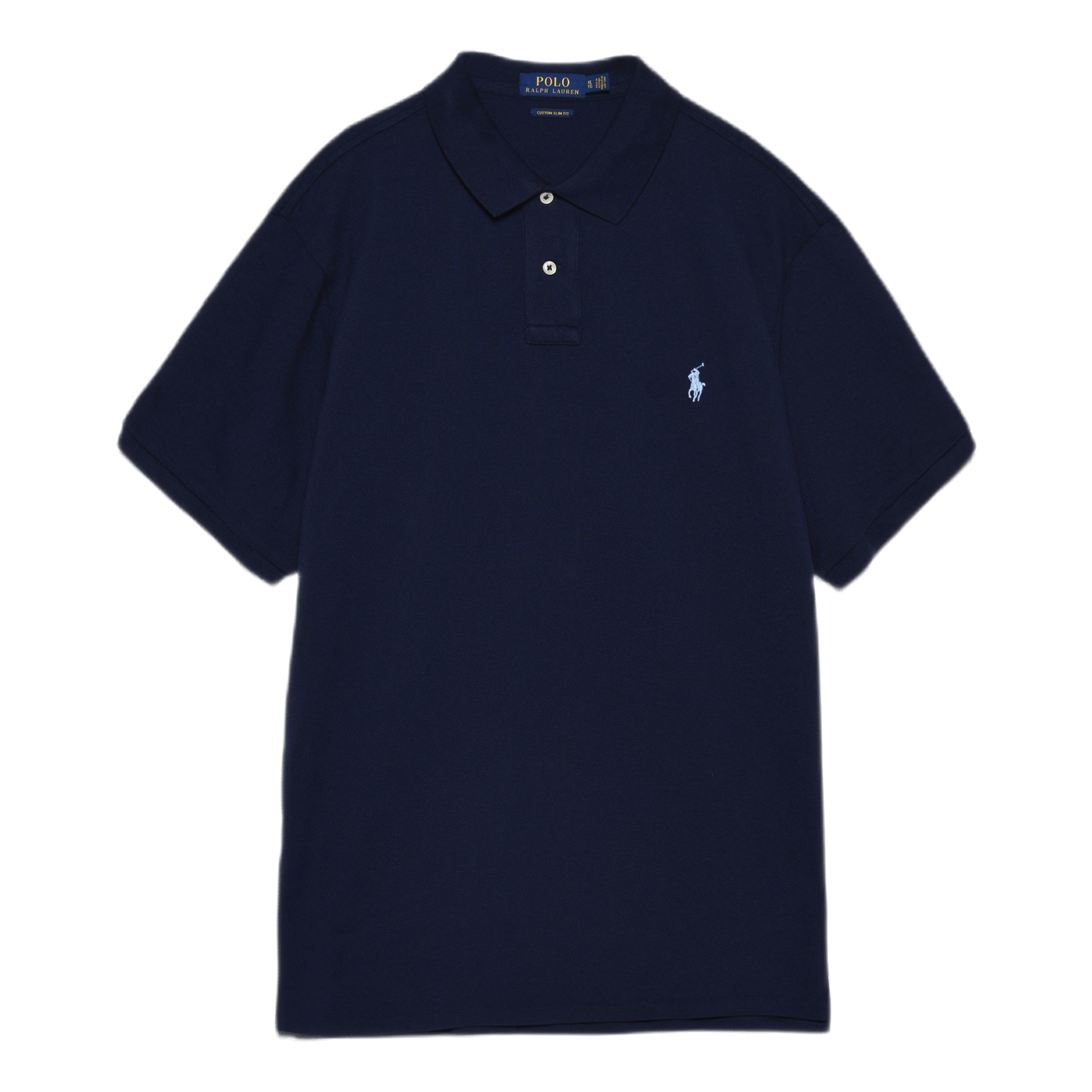 Custom Slim Fit Cotton Mesh Po Blue