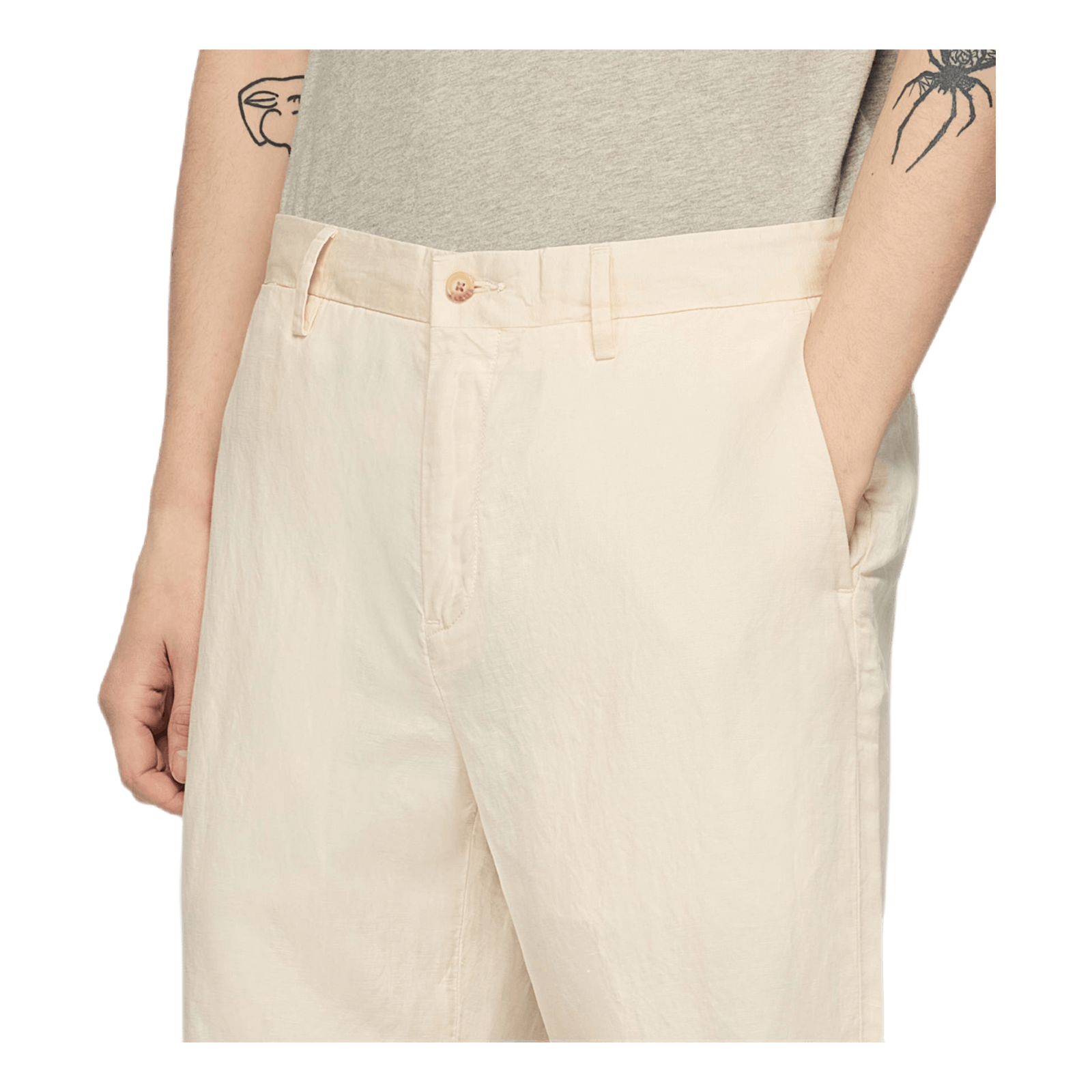 Classic Fit Linen-Blend Short