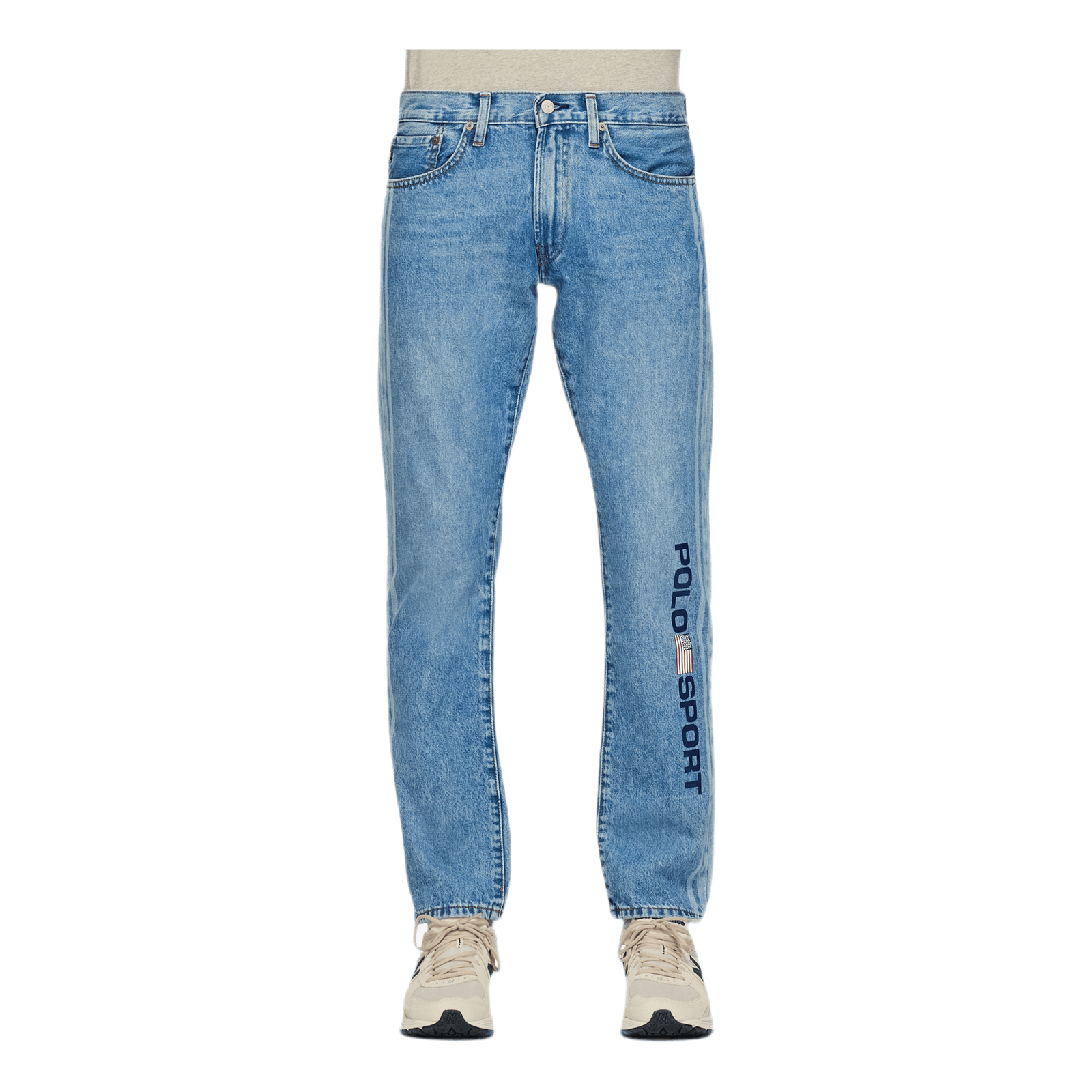Varick Slim Straight Jeans Blue