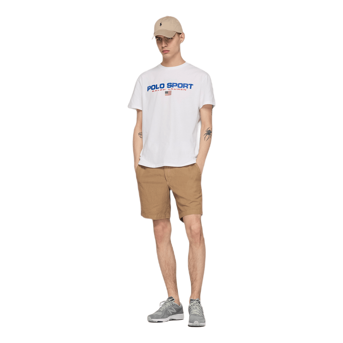 8-Inch Straight Fit Linen-Blend Short