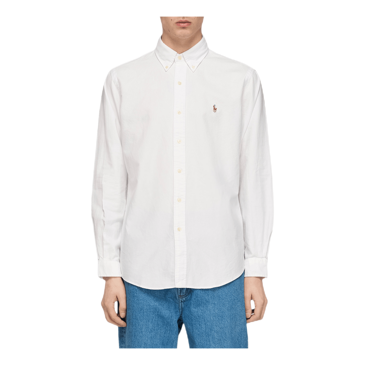 Custom Fit Oxford Shirt White