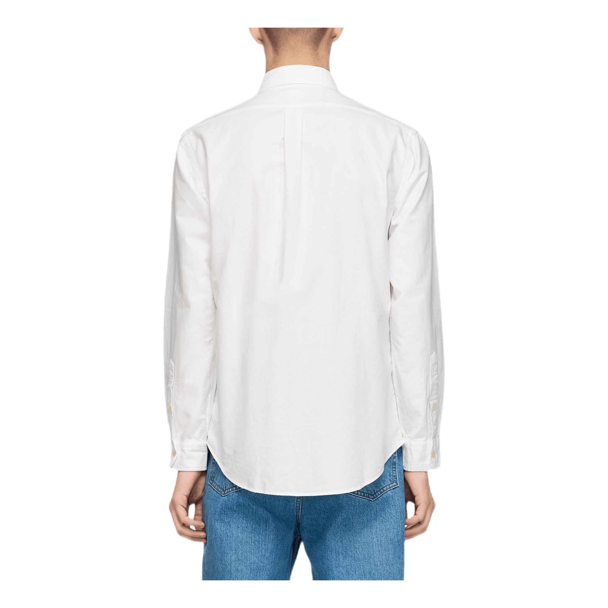 Custom Fit Oxford Shirt White