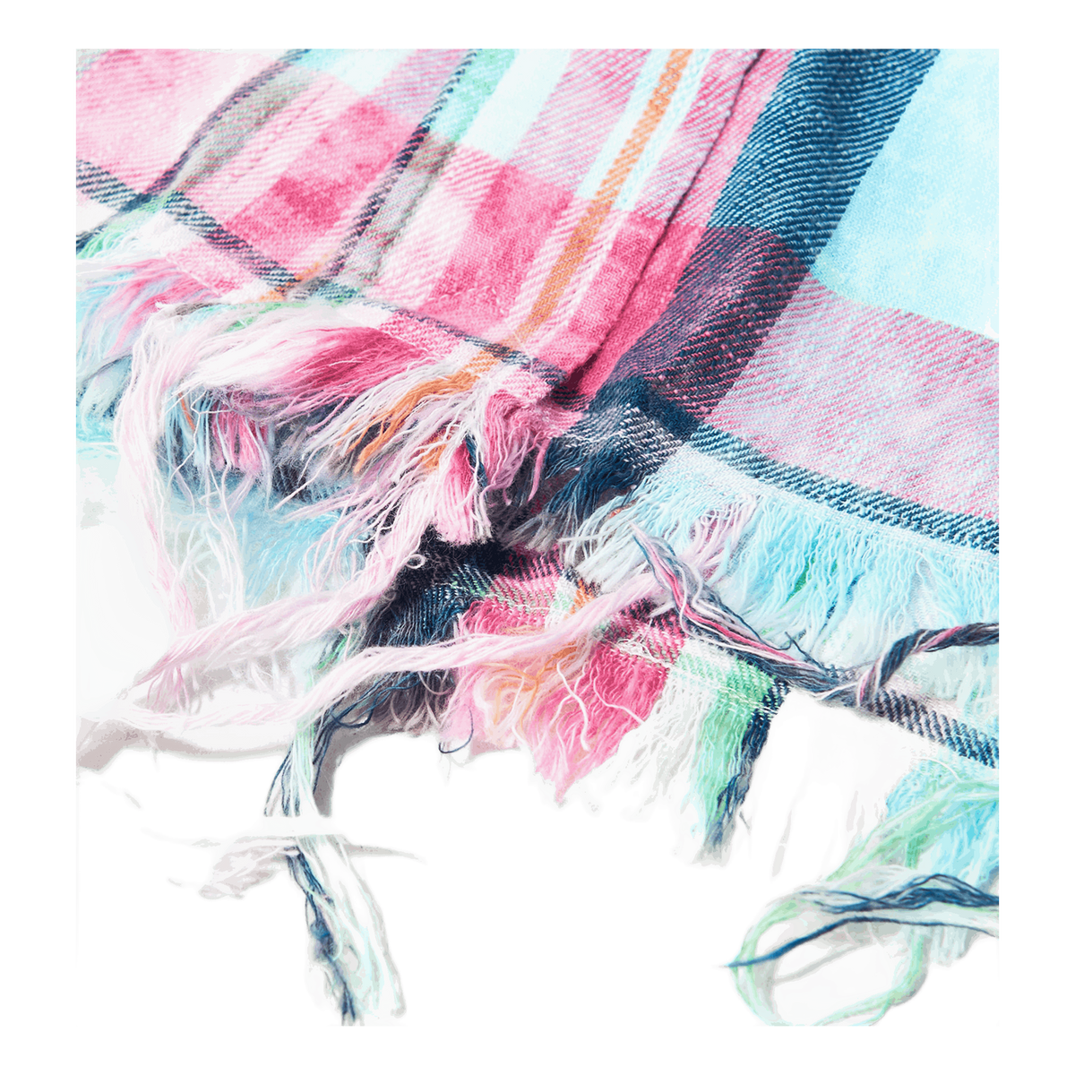 Slub Cotton Plaid Western Shirt