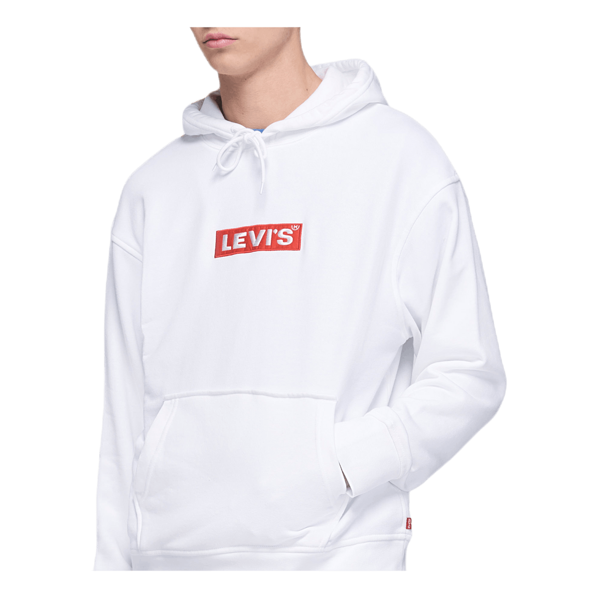 Relaxed Graphic Hoodie White
