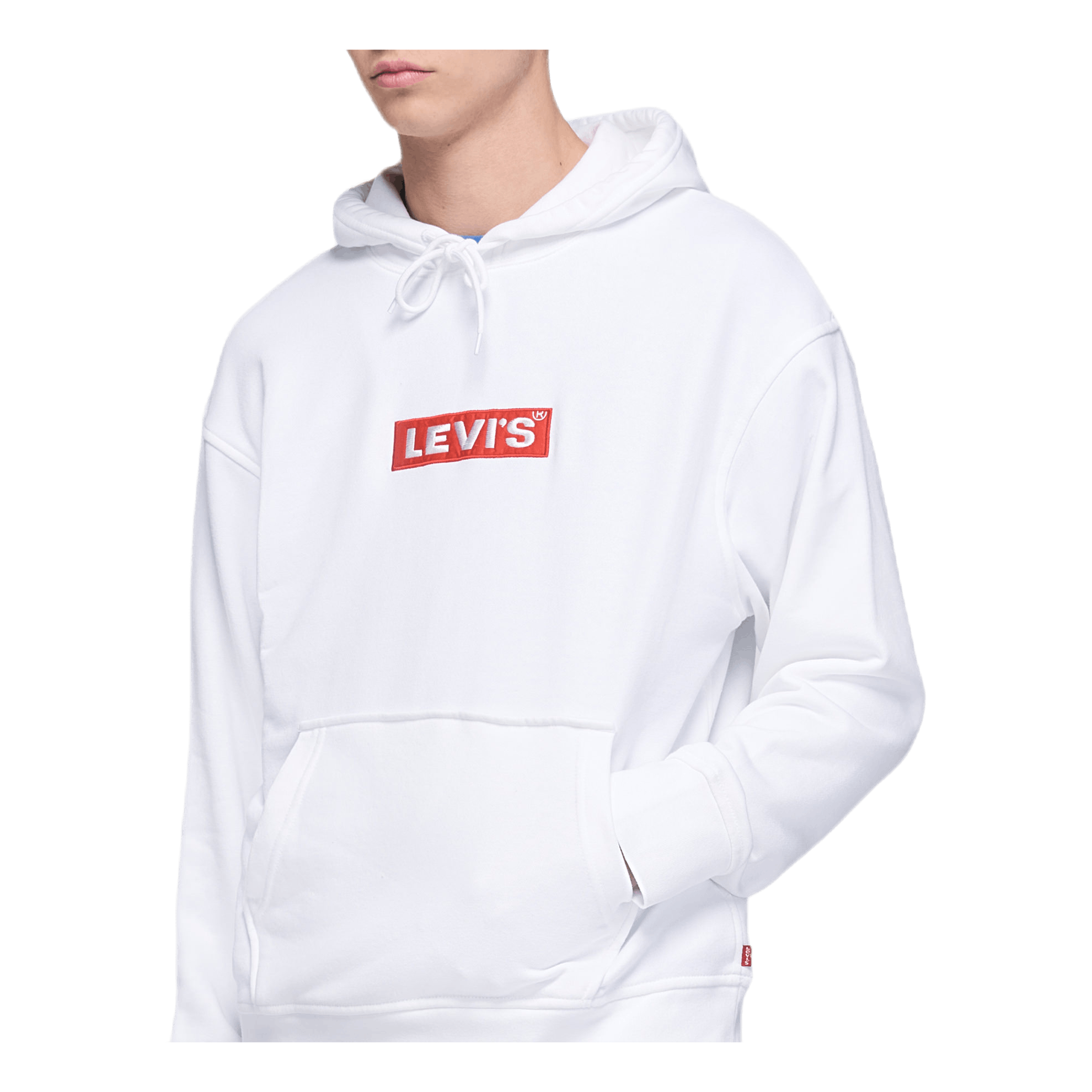 Relaxed Graphic Hoodie White