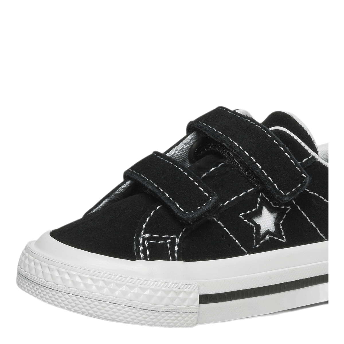 Converse one star velcro 2025 black
