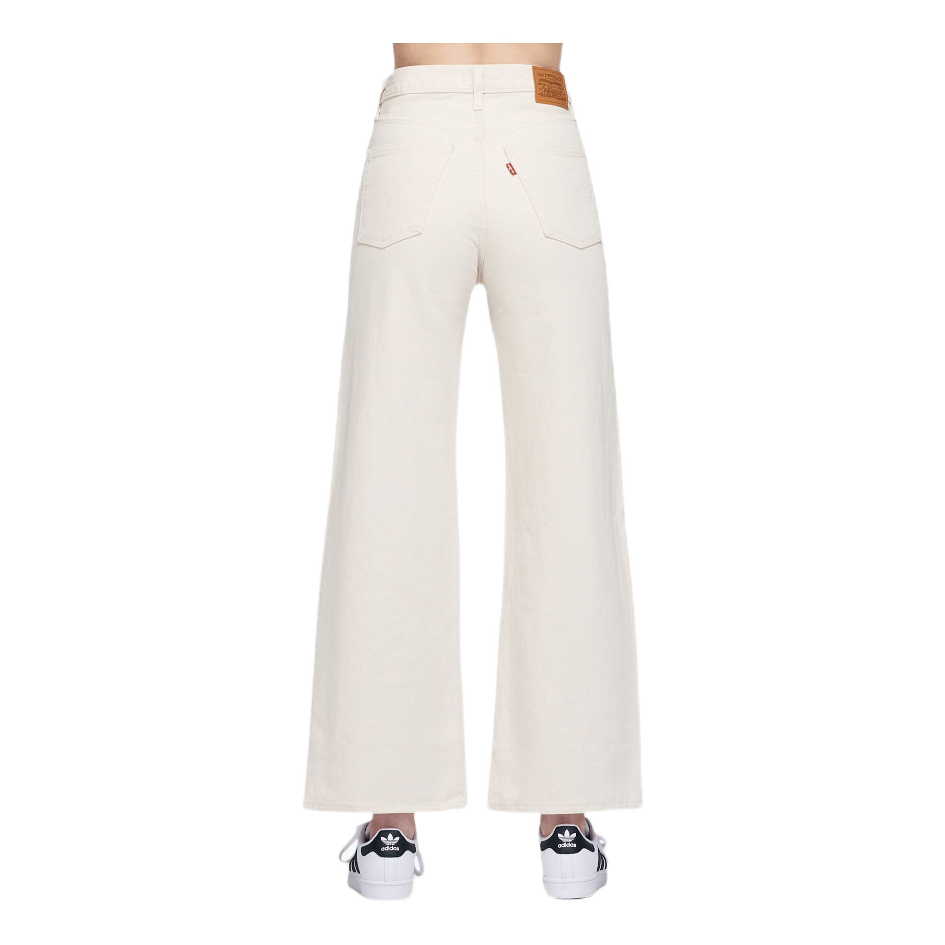 Ribcage Wide Leg Jeans White