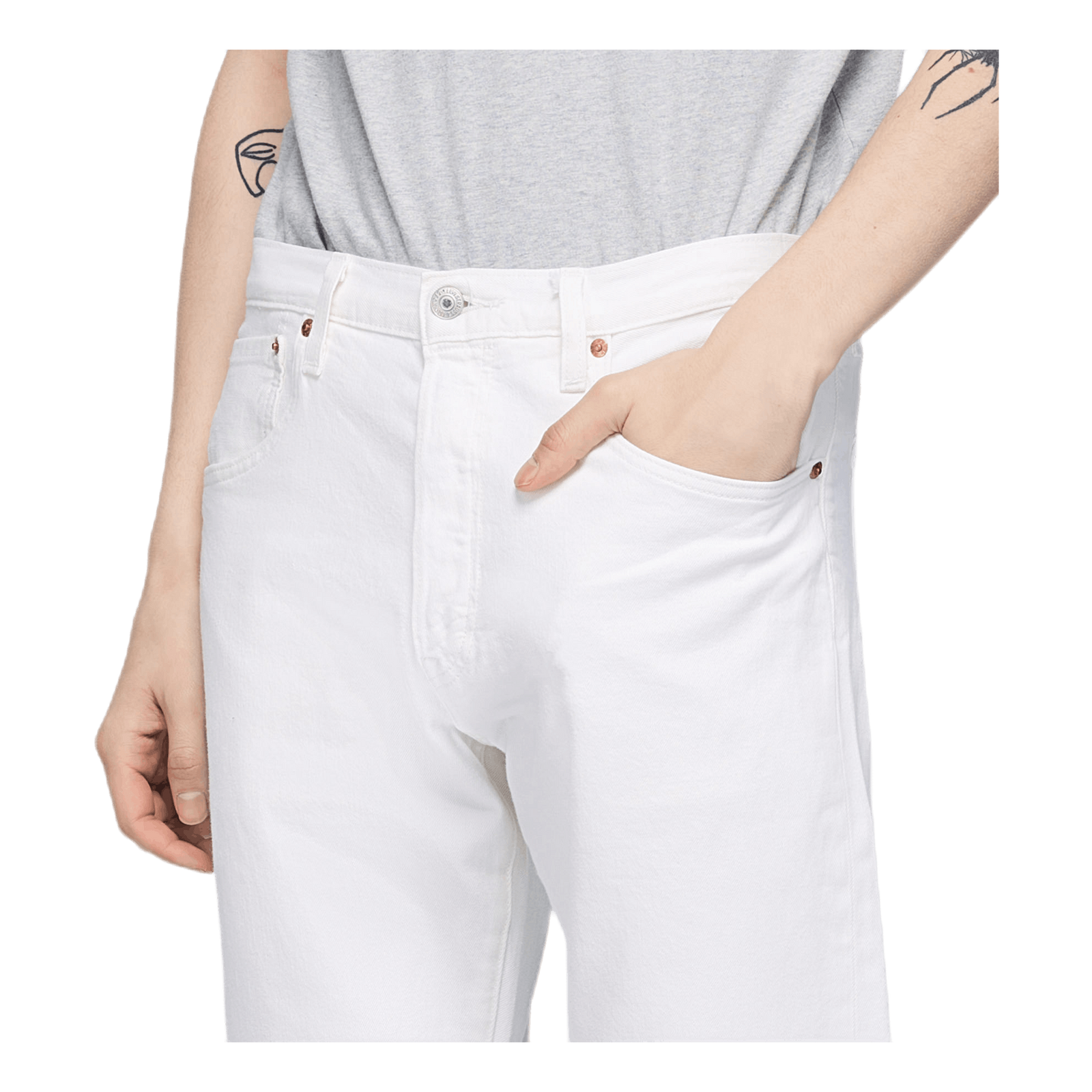 501 ´93 Straight Jeans White
