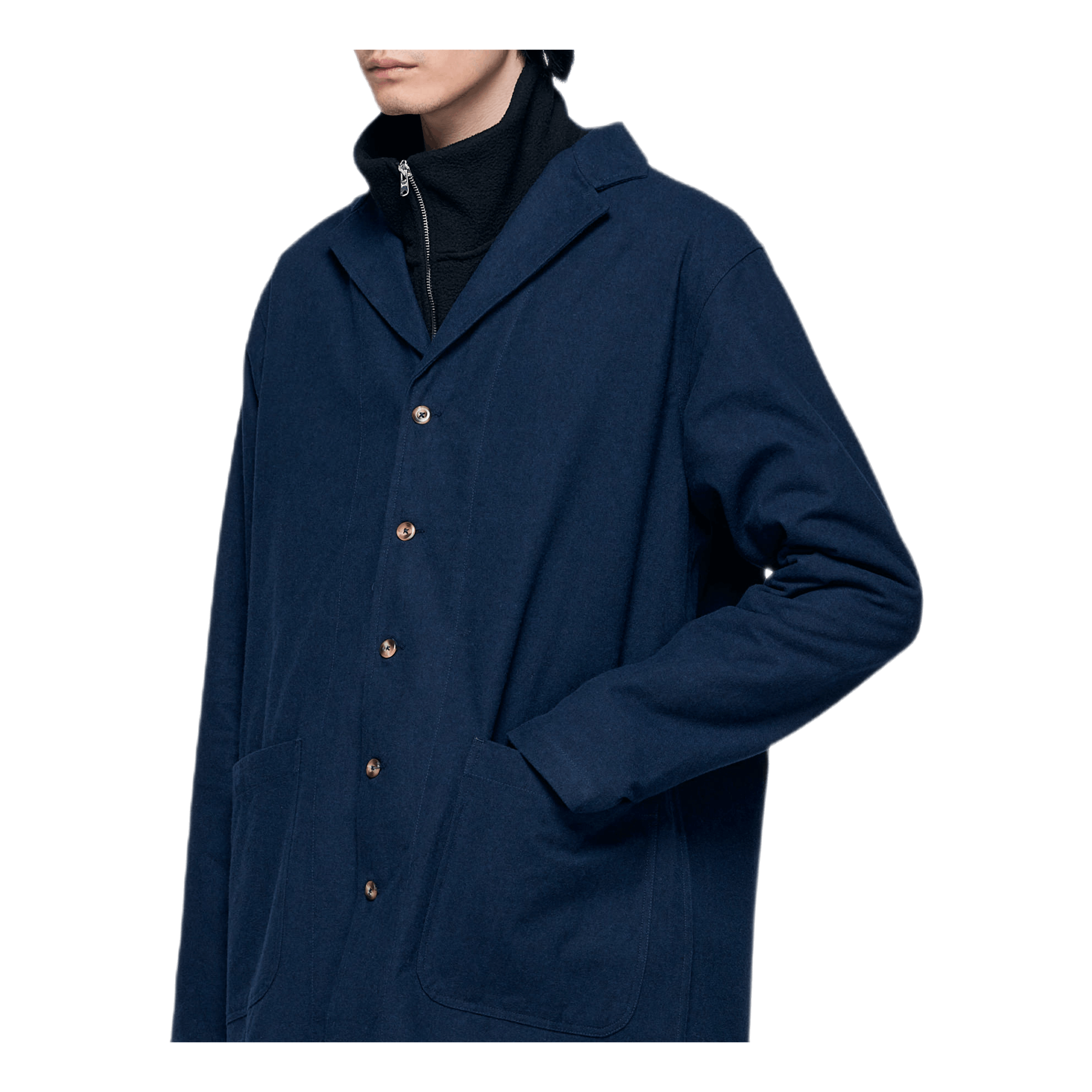 Cotton Coat Blue
