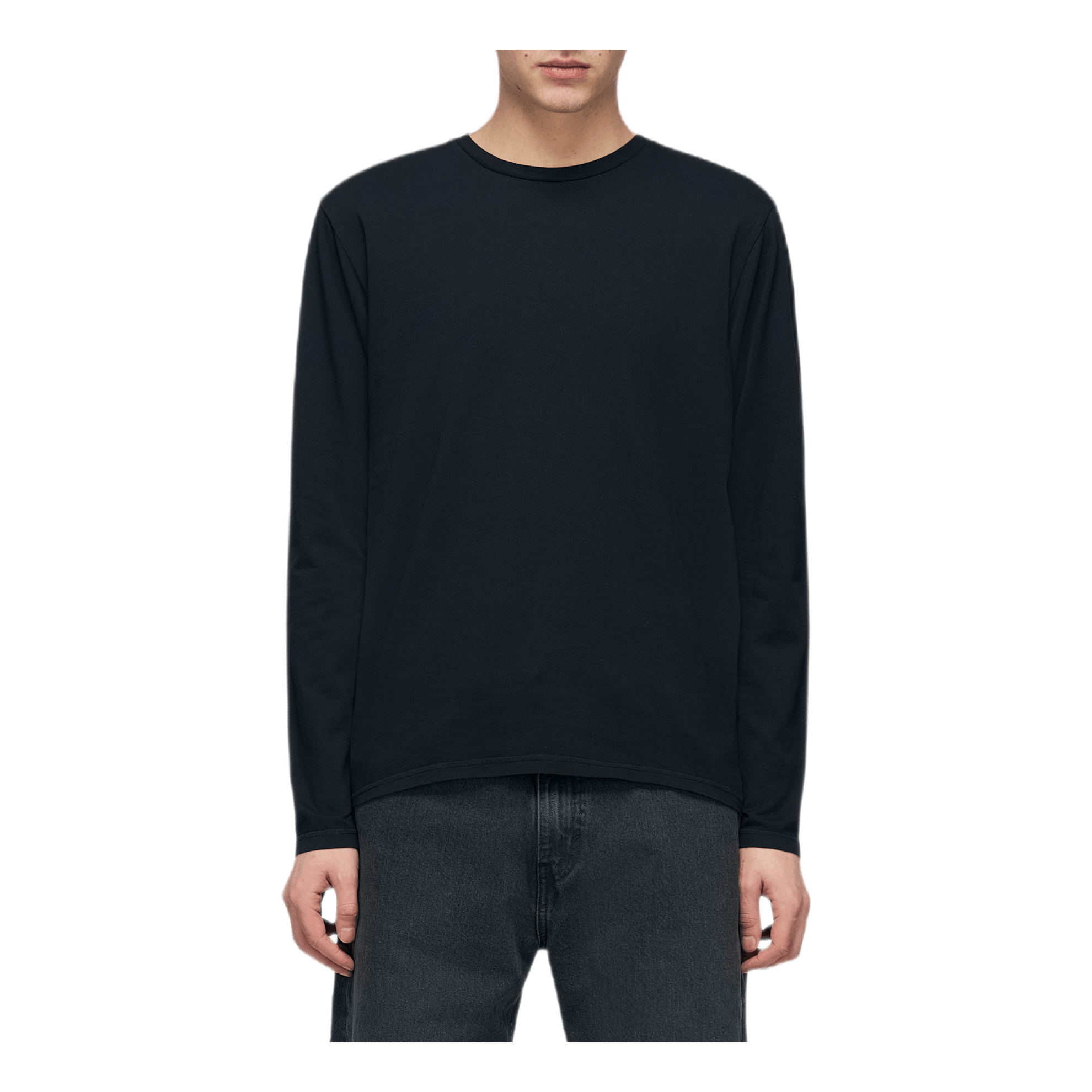 Classic Organic Long Sleeve T- Black