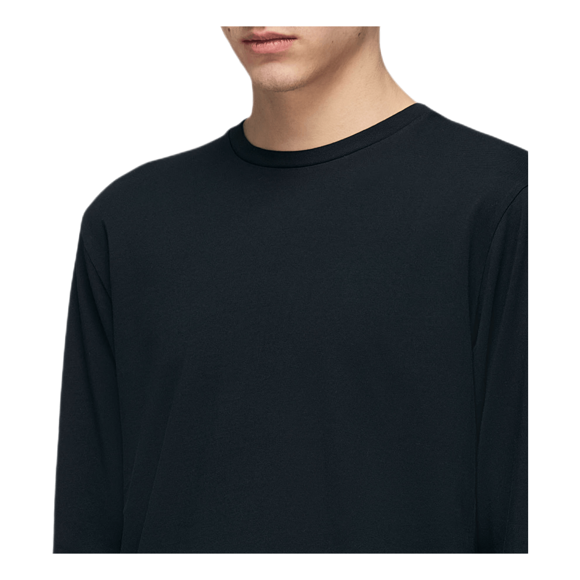 Classic Organic Long Sleeve T- Black