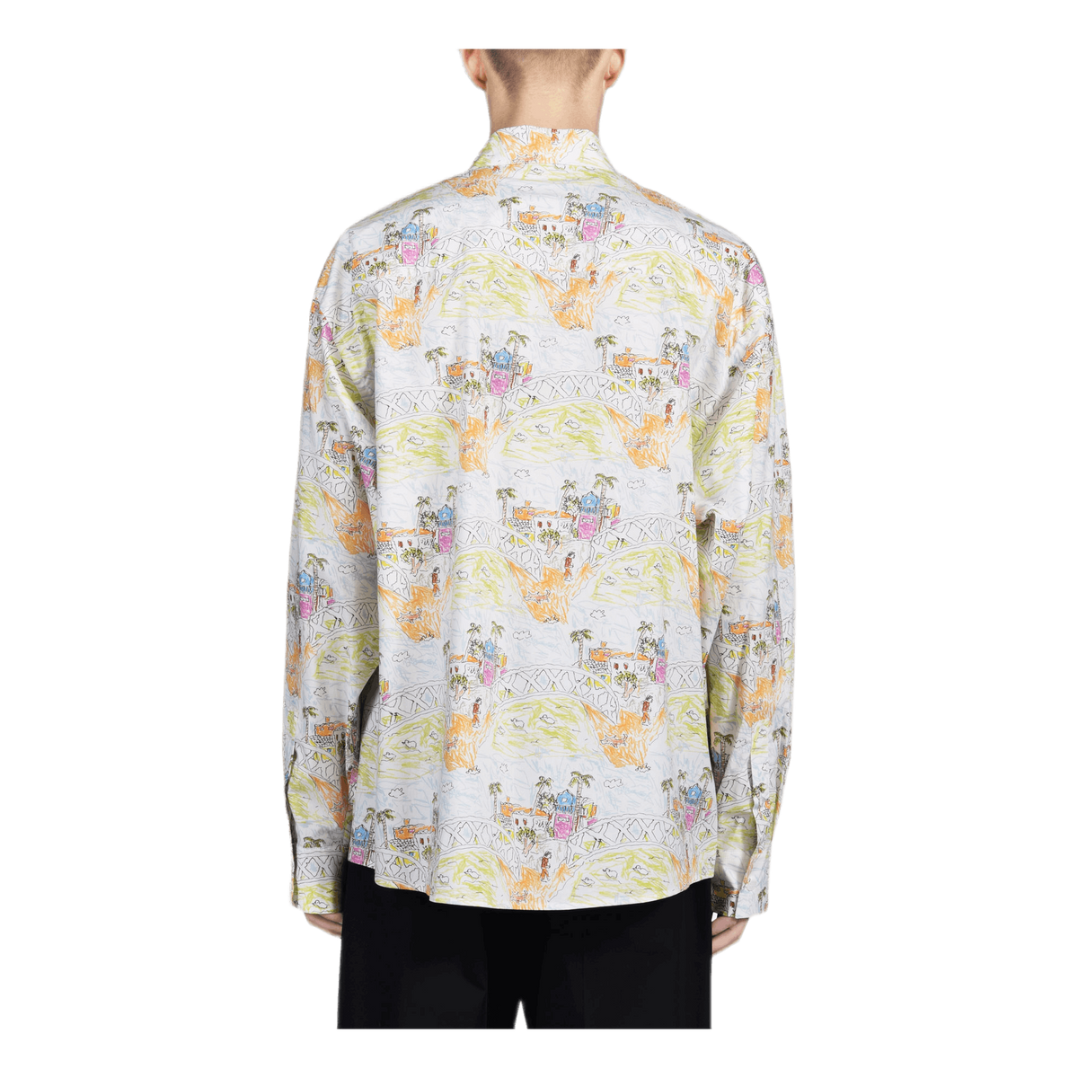 Long Sleeve Sport Shirt White