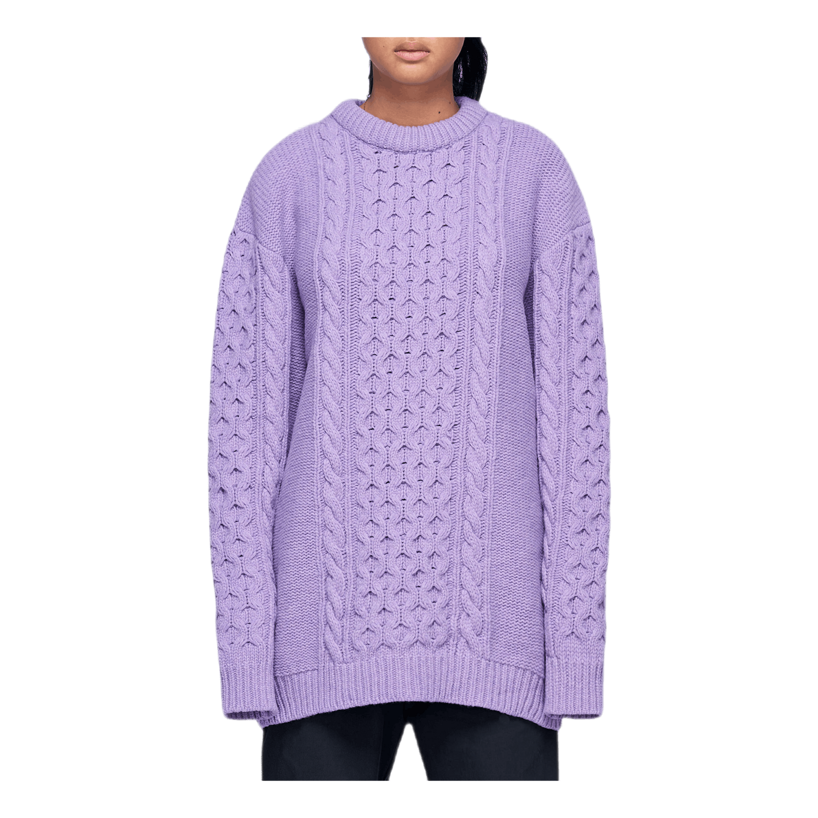 Boyfriend Knit Purple