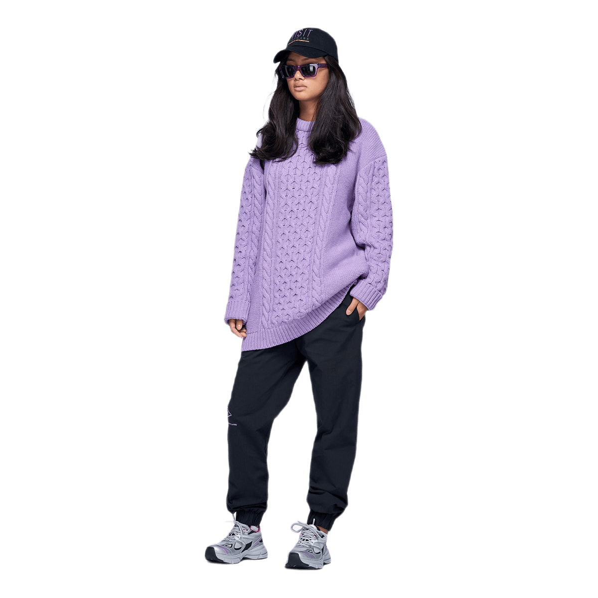 Boyfriend Knit Purple
