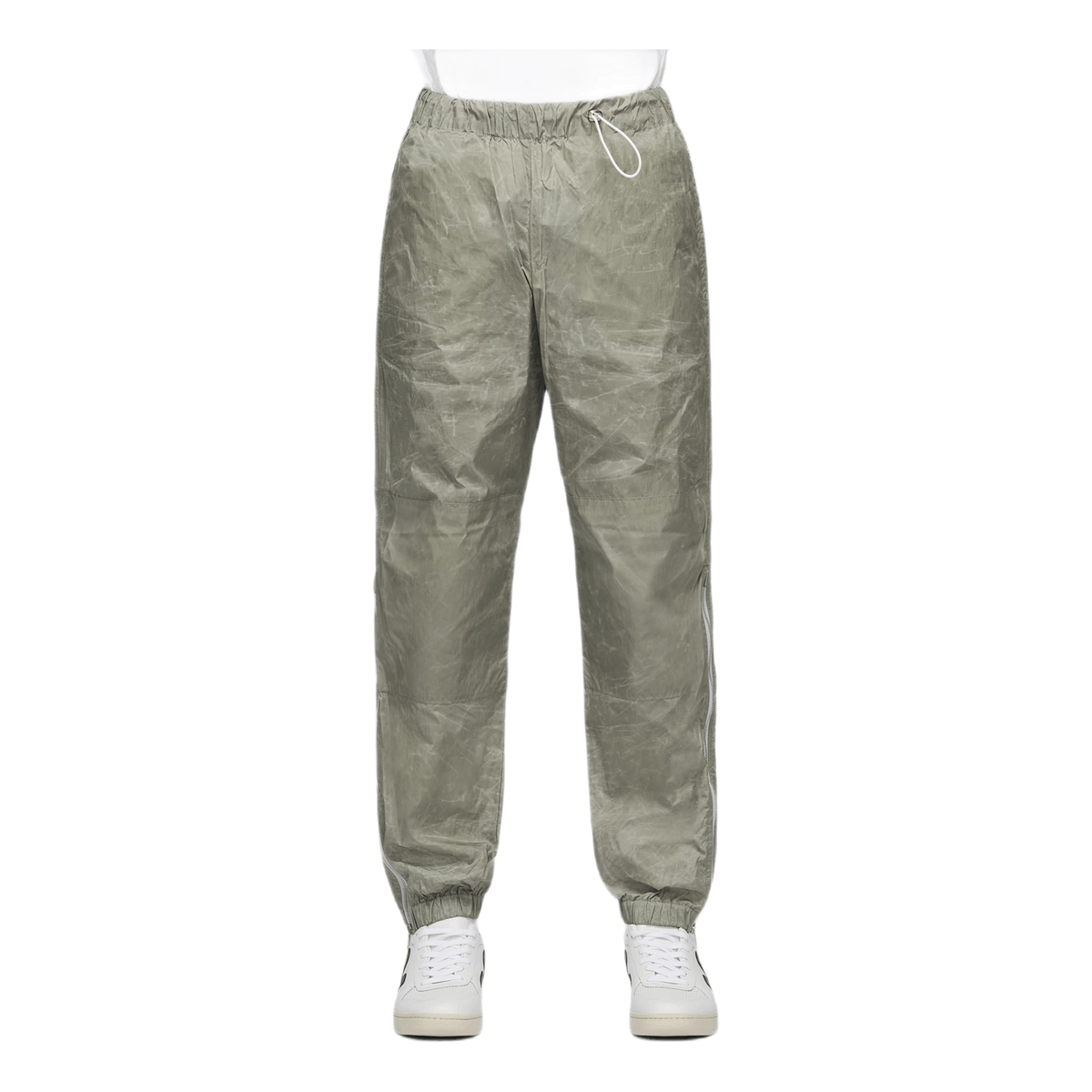 Zipped Trousers Khaki